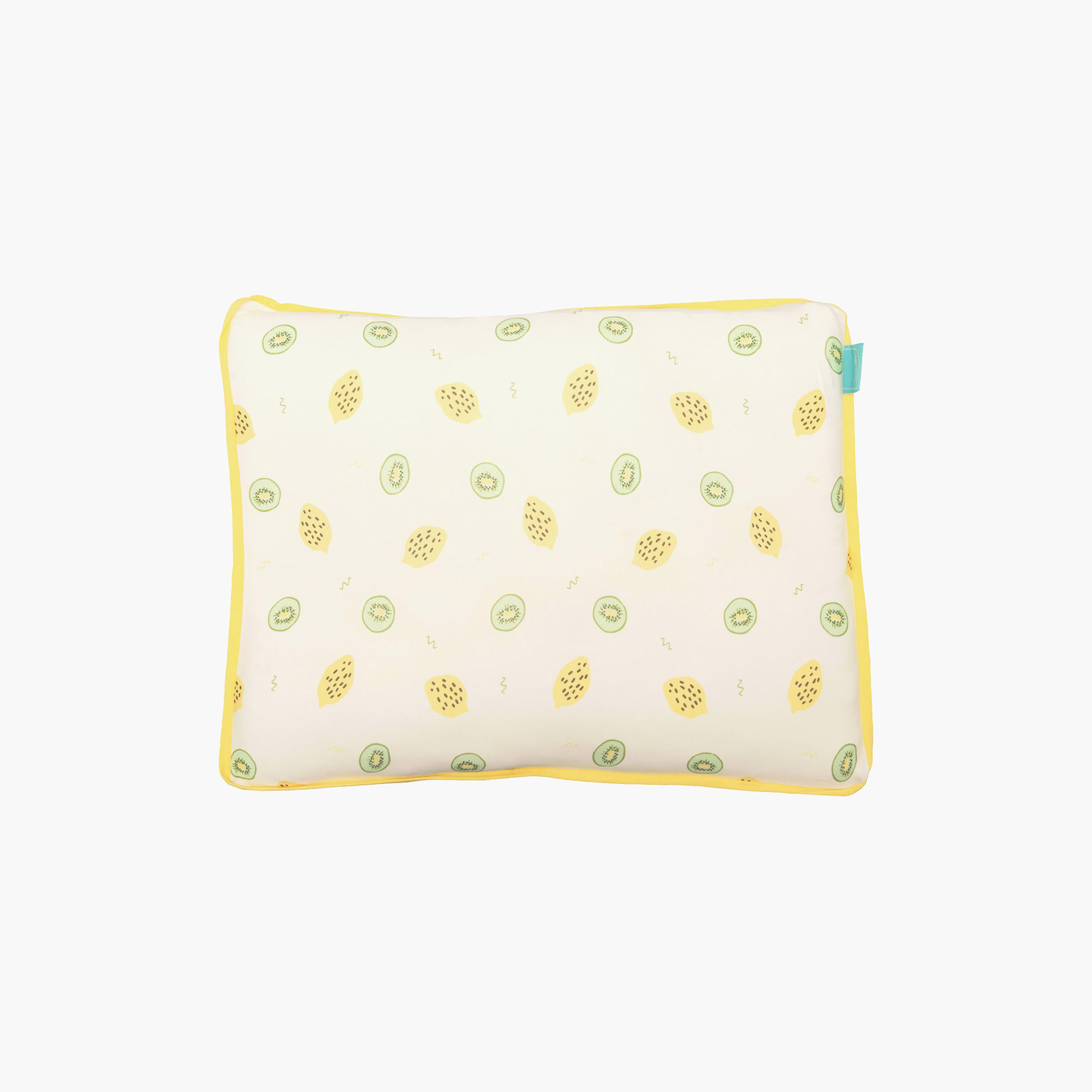 Moon Gentle Bamboo Fibre Pillow with Removable Cotton Pillowcase - Kiwifruit-baby-nursery-babybedding-image-1