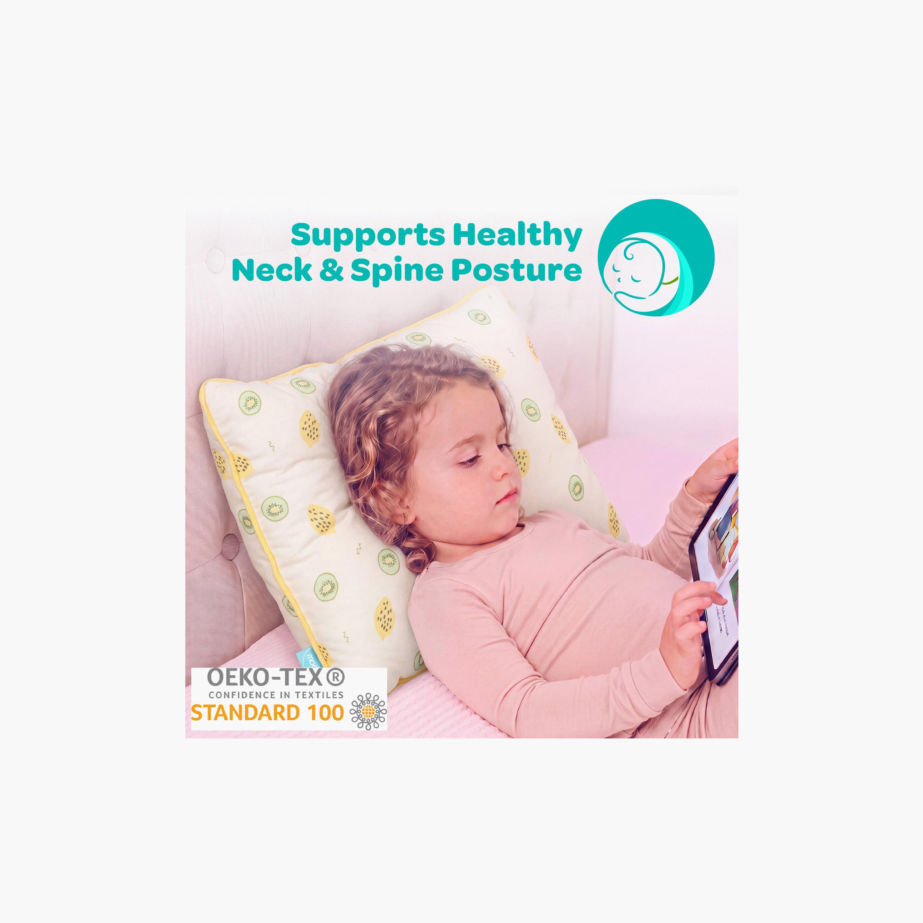 Moon Gentle Bamboo Fibre Pillow with Removable Cotton Pillowcase - Kiwifruit-baby-nursery-babybedding-image-10