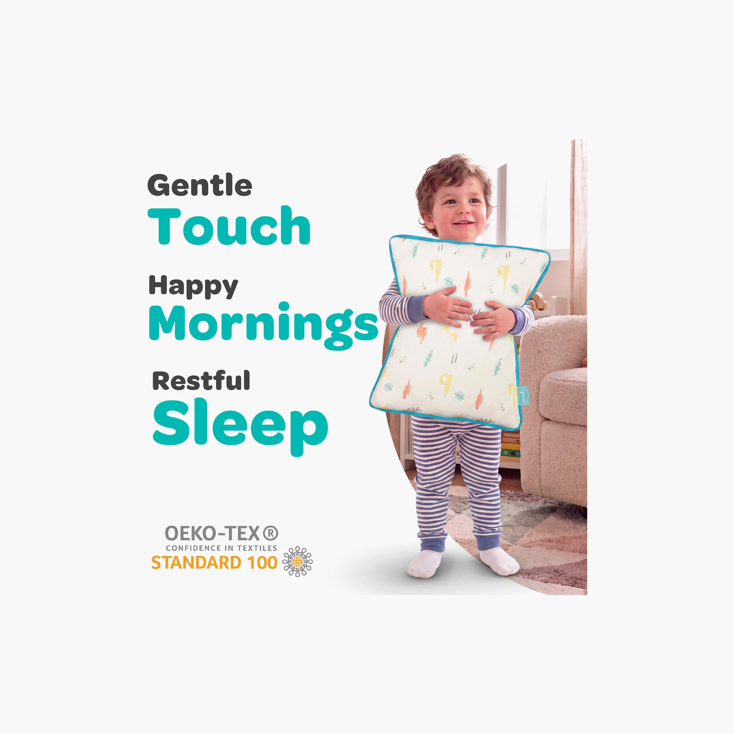 Moon Gentle Bamboo Fibre Pillow with Removable Cotton Pillowcase - Dinosaur-baby-nursery-babybedding-image-11
