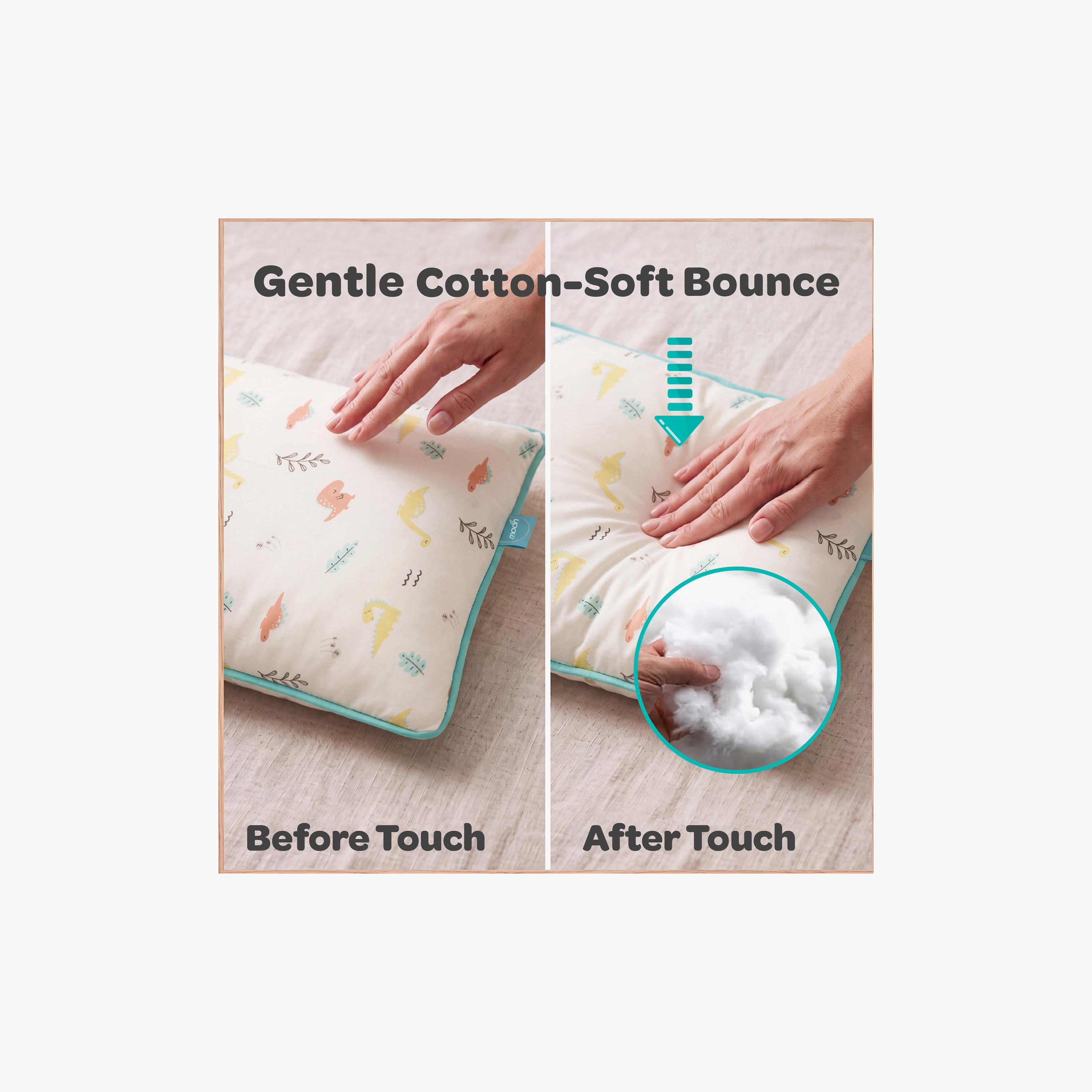 Moon Gentle Bamboo Fibre Pillow with Removable Cotton Pillowcase - Dinosaur-baby-nursery-babybedding-image-12