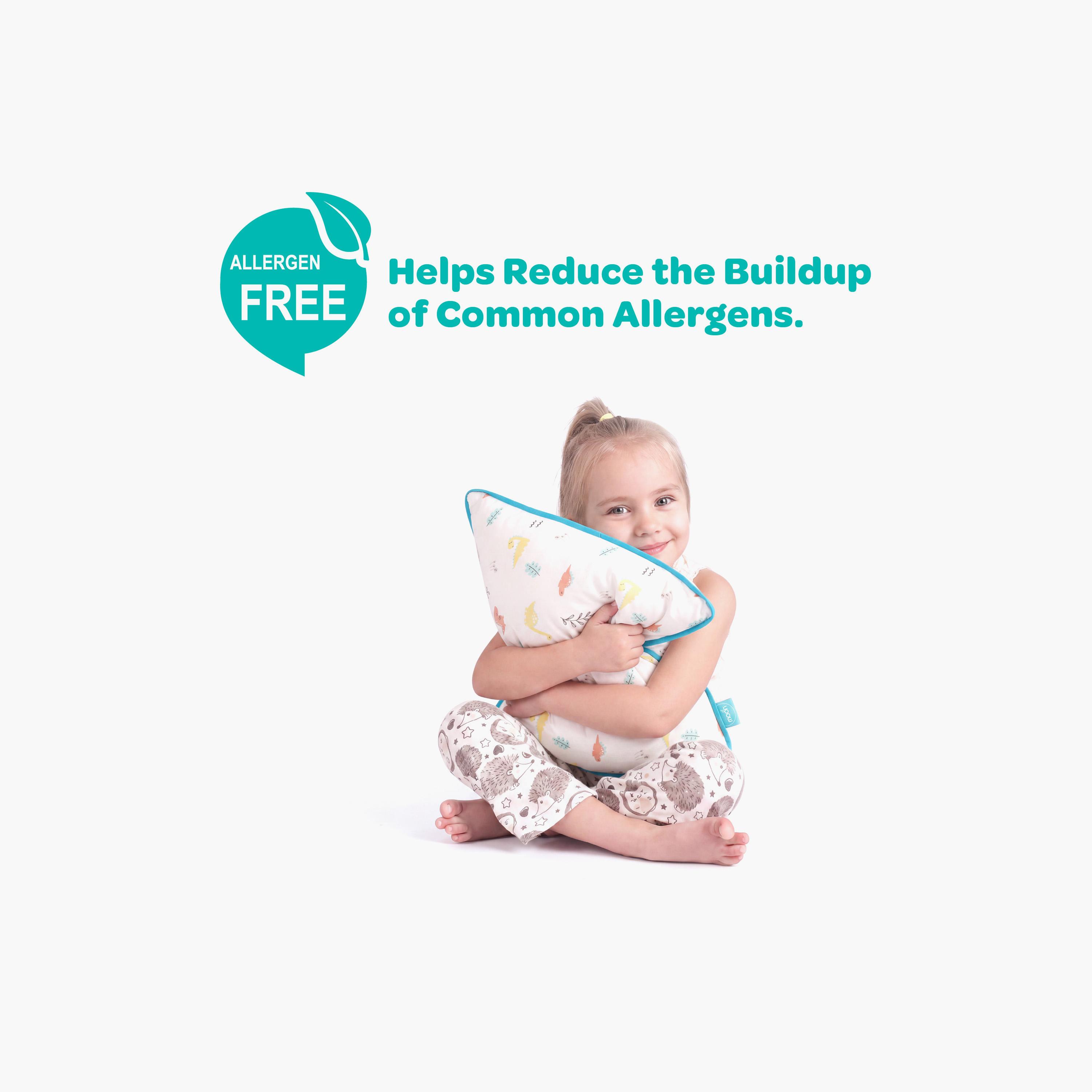 Moon Gentle Bamboo Fibre Pillow with Removable Cotton Pillowcase - Dinosaur-baby-nursery-babybedding-image-6
