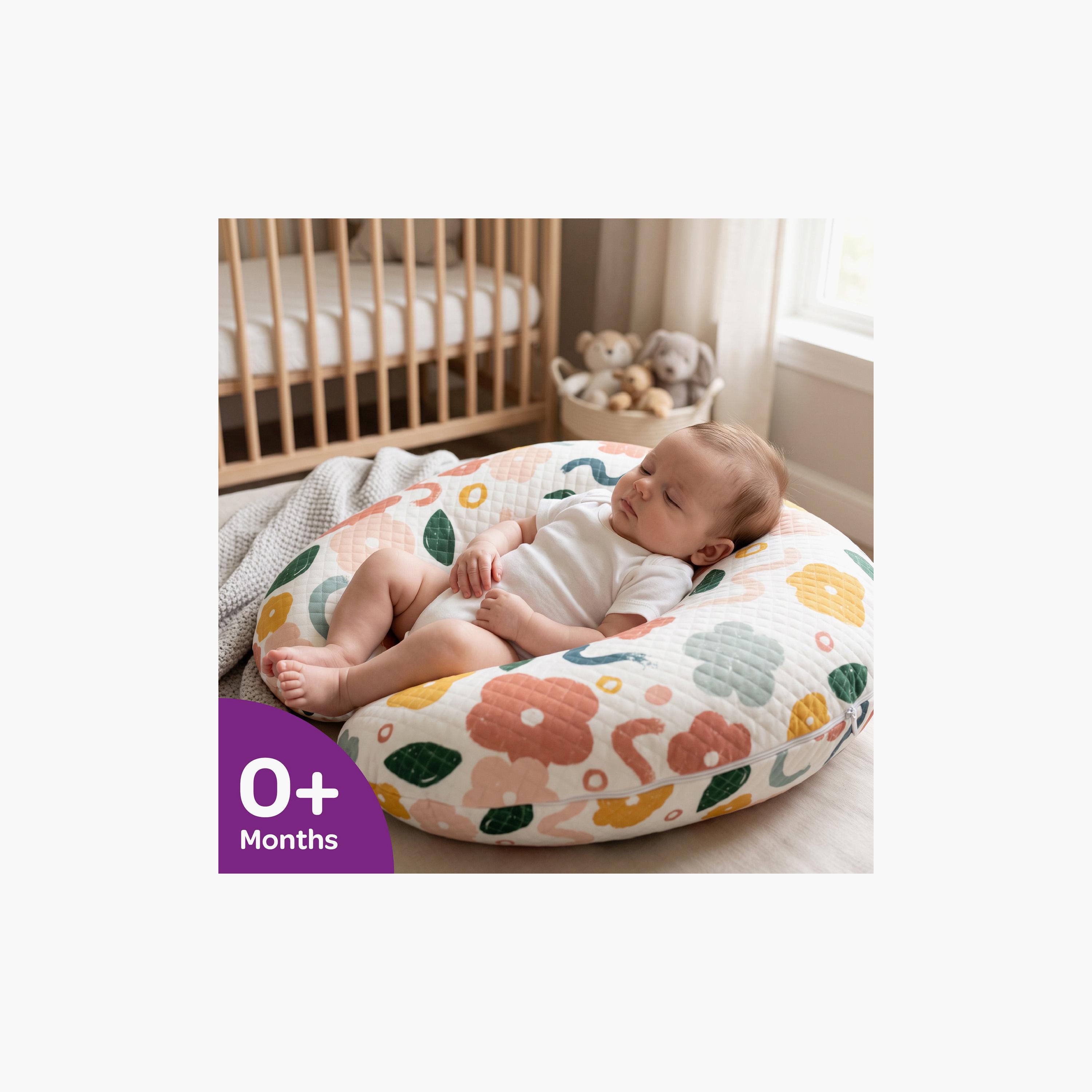 Moon Ergonomic Multi-Position Support Pillow with Removable Cover - Bloom-baby-feeding-accessories-image-3