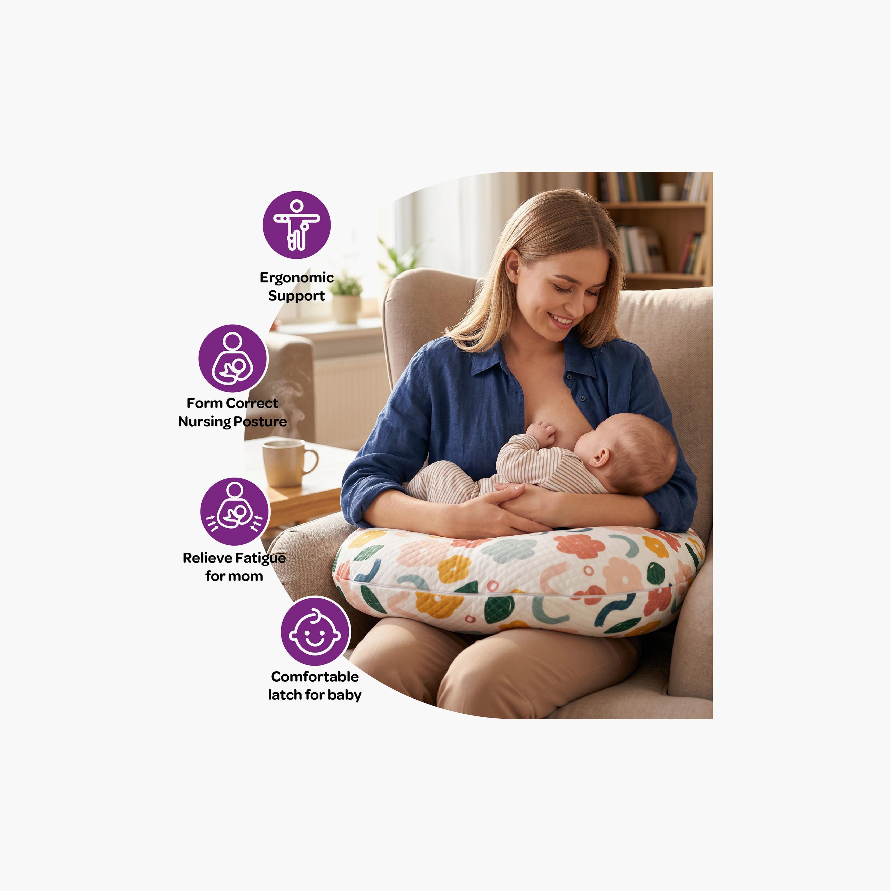 Moon Ergonomic Multi-Position Support Pillow with Removable Cover - Bloom-baby-feeding-accessories-image-6