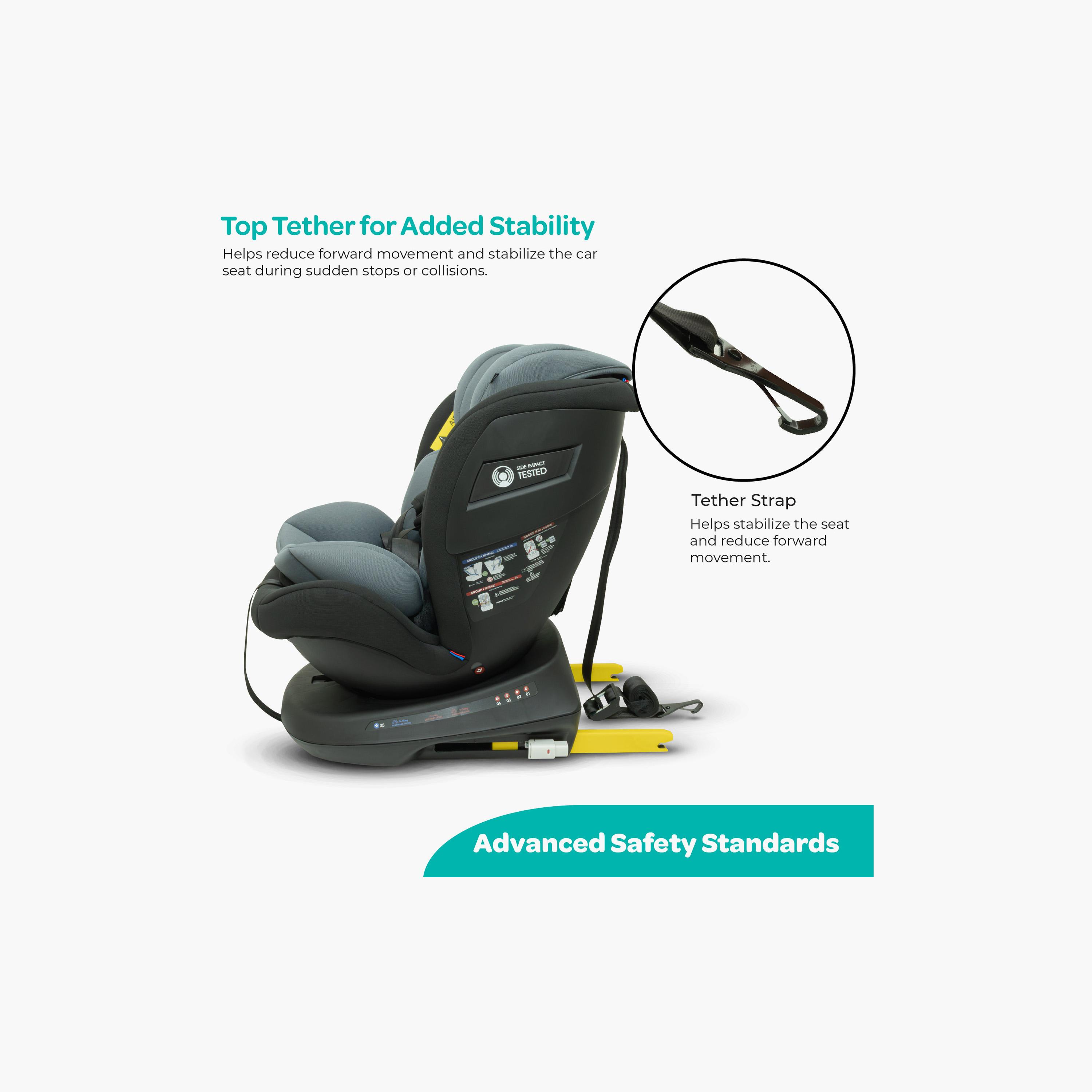Moon Orbix 360 Degree Rotating Car Seat with Adjustable Cushion Head Rest-baby-gear-carseats-image-11