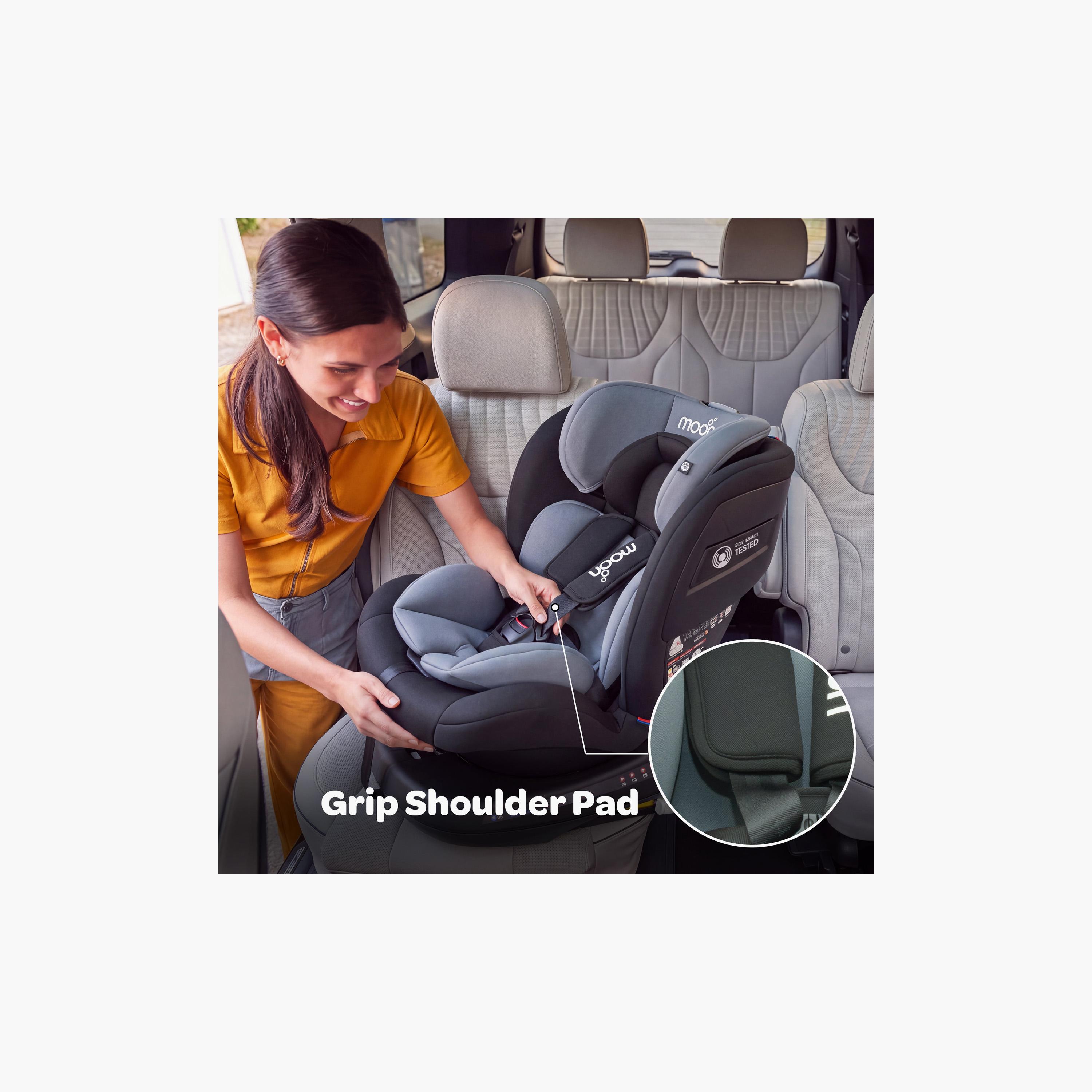 Moon Orbix 360 Degree Rotating Car Seat with Adjustable Cushion Head Rest-baby-gear-carseats-image-2