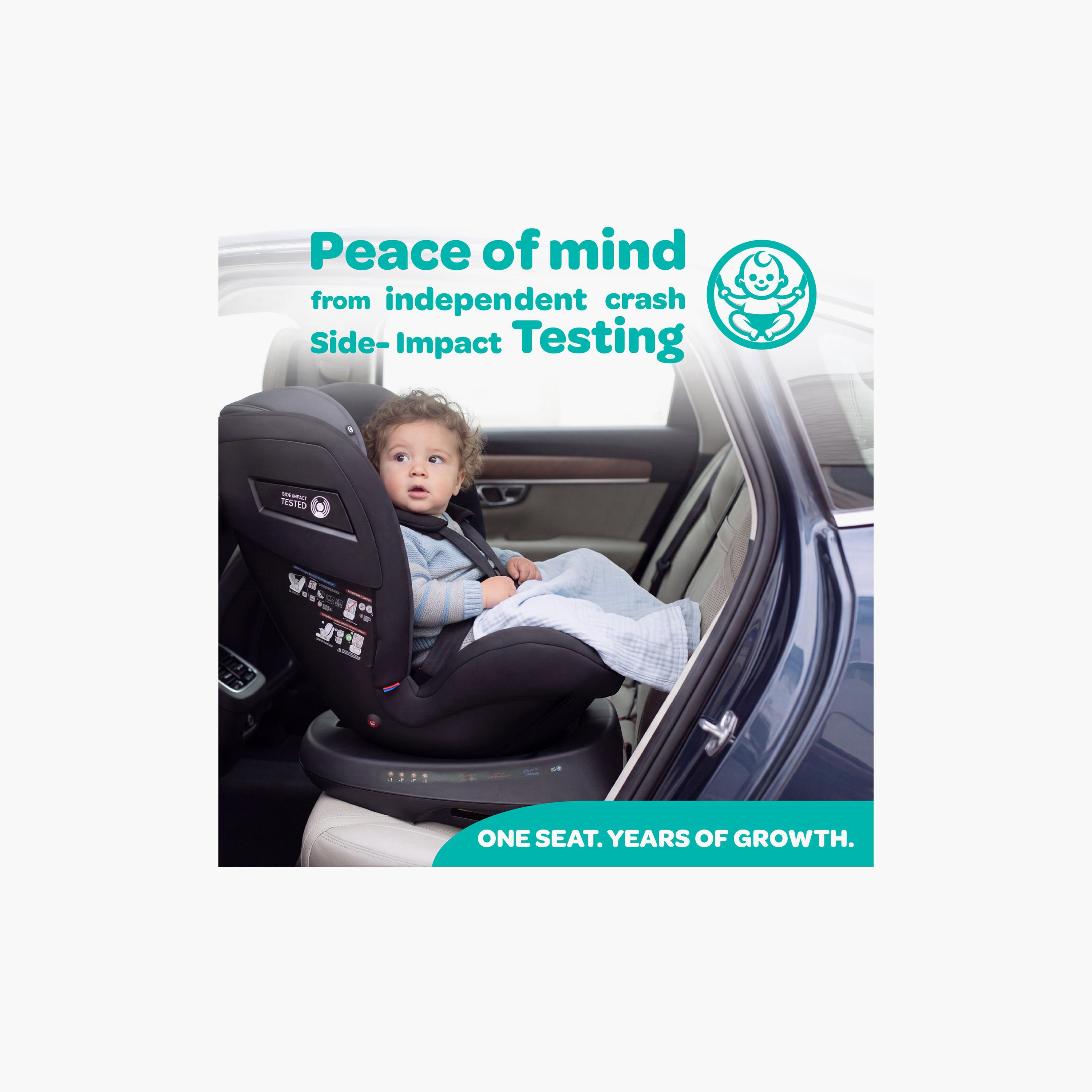 Moon Orbix 360 Degree Rotating Car Seat with Adjustable Cushion Head Rest-baby-gear-carseats-image-4