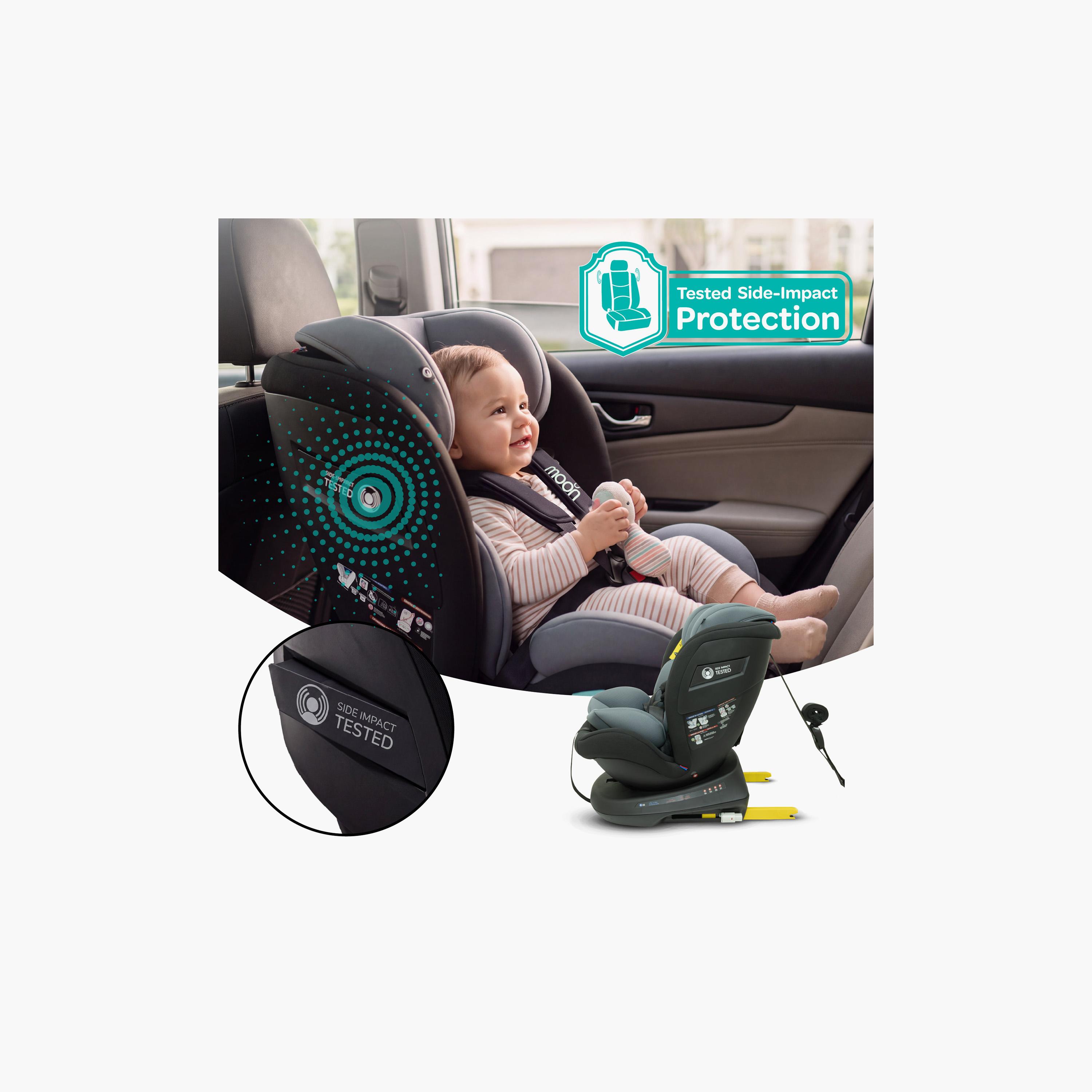 Moon Orbix 360 Degree Rotating Car Seat with Adjustable Cushion Head Rest-baby-gear-carseats-image-5
