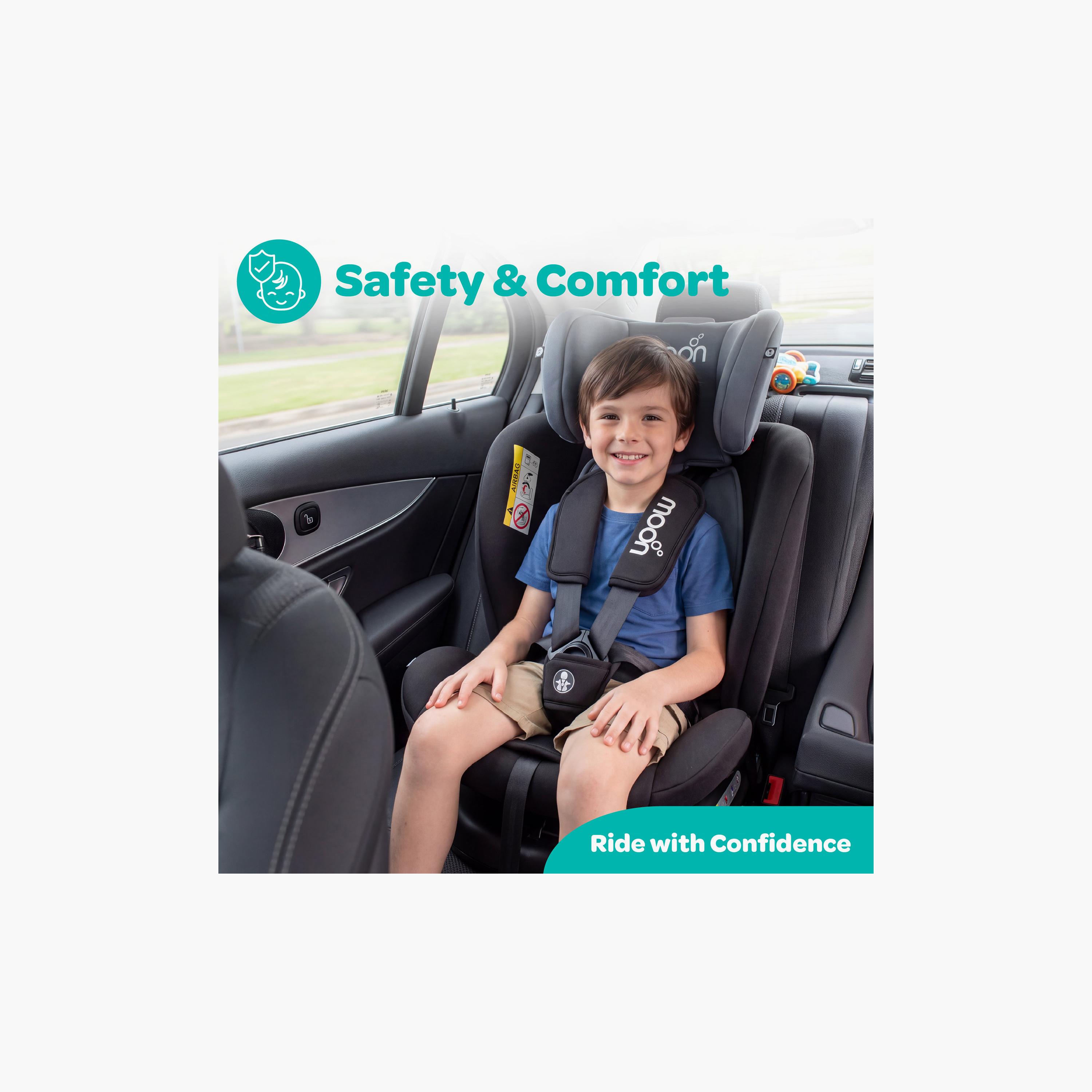 Moon Orbix 360 Degree Rotating Car Seat with Adjustable Cushion Head Rest-baby-gear-carseats-image-9