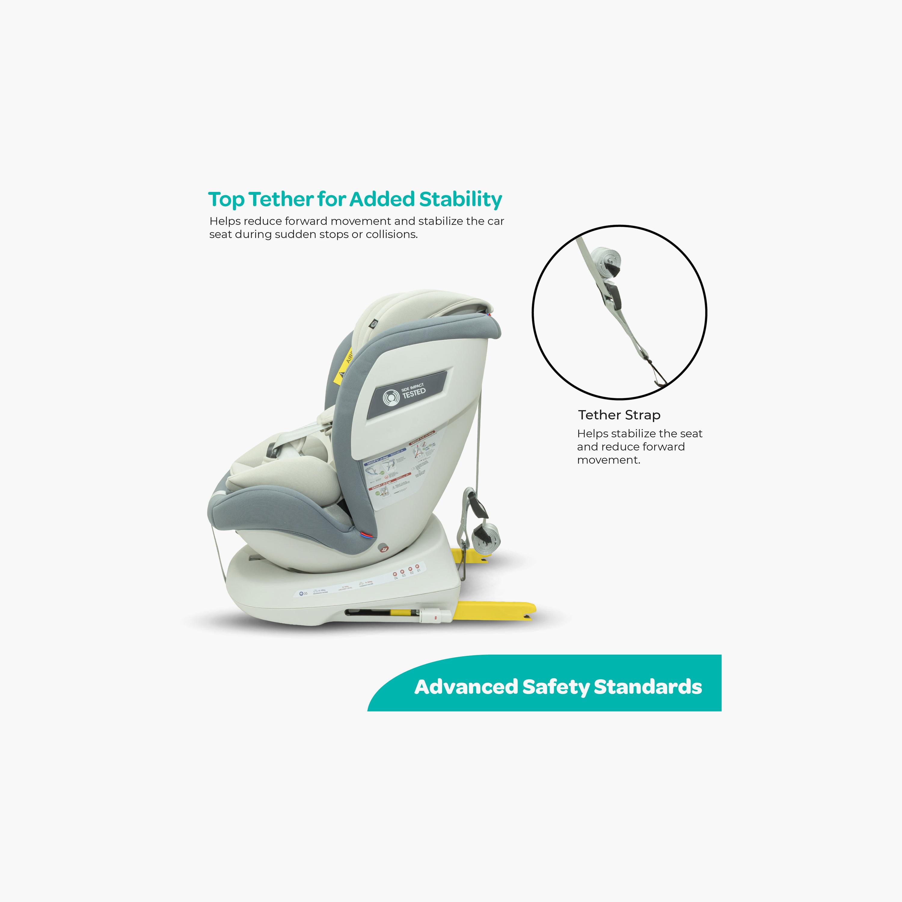 Moon Orbix 360 Degree Rotating Car Seat with Adjustable Cushion Head Rest-baby-gear-carseats-image-11