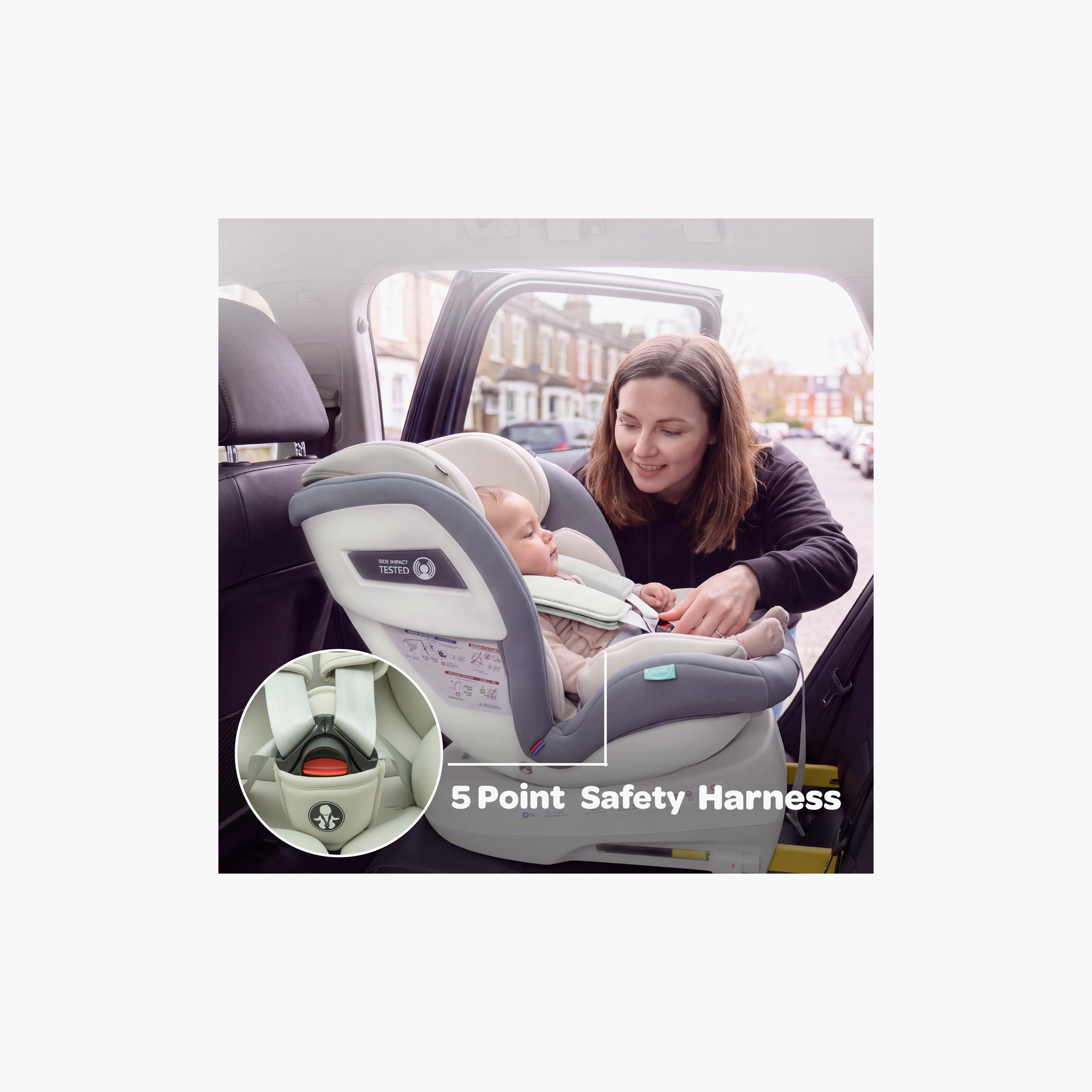 Moon Orbix 360 Degree Rotating Car Seat with Adjustable Cushion Head Rest-baby-gear-carseats-image-15