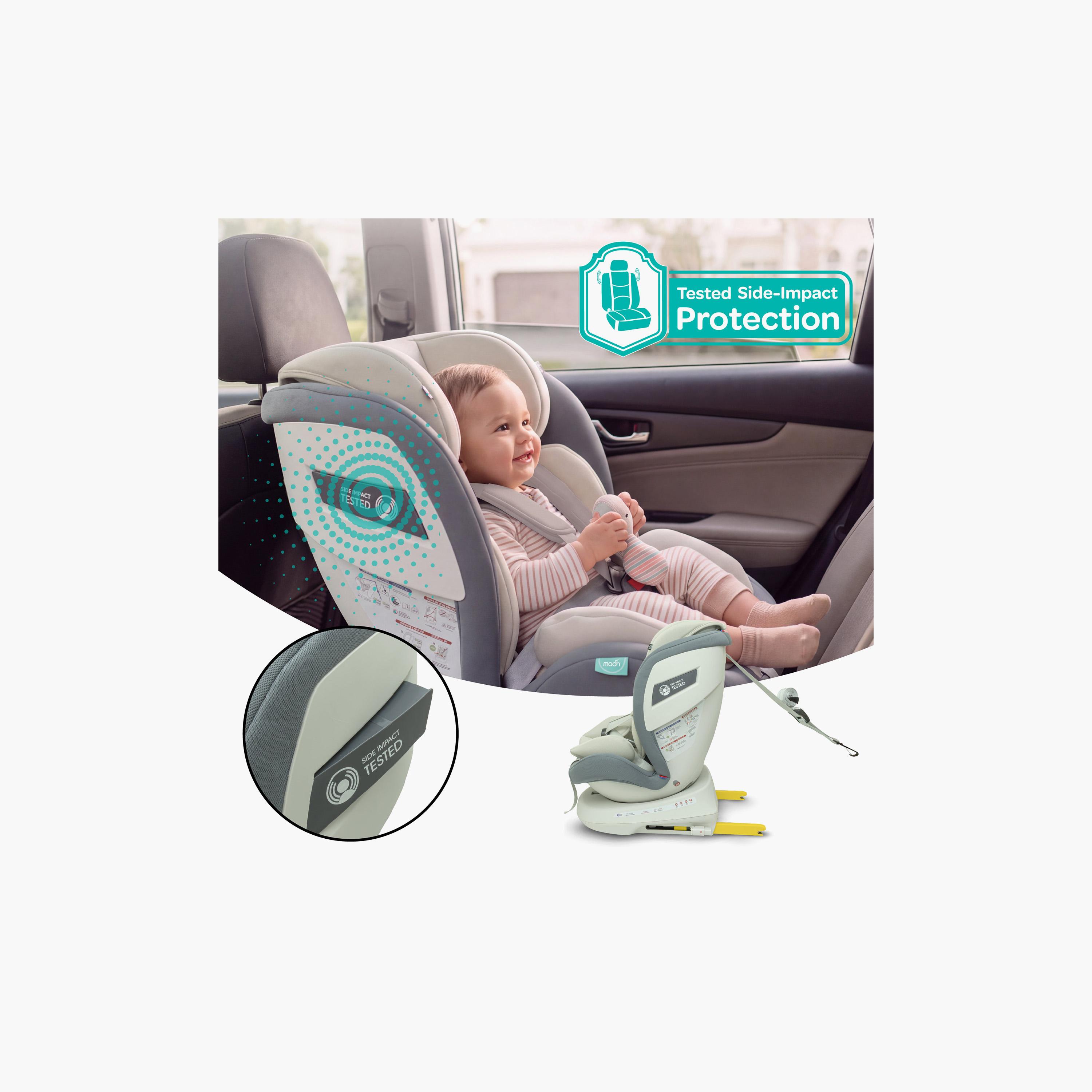 Moon Orbix 360 Degree Rotating Car Seat with Adjustable Cushion Head Rest-baby-gear-carseats-image-5
