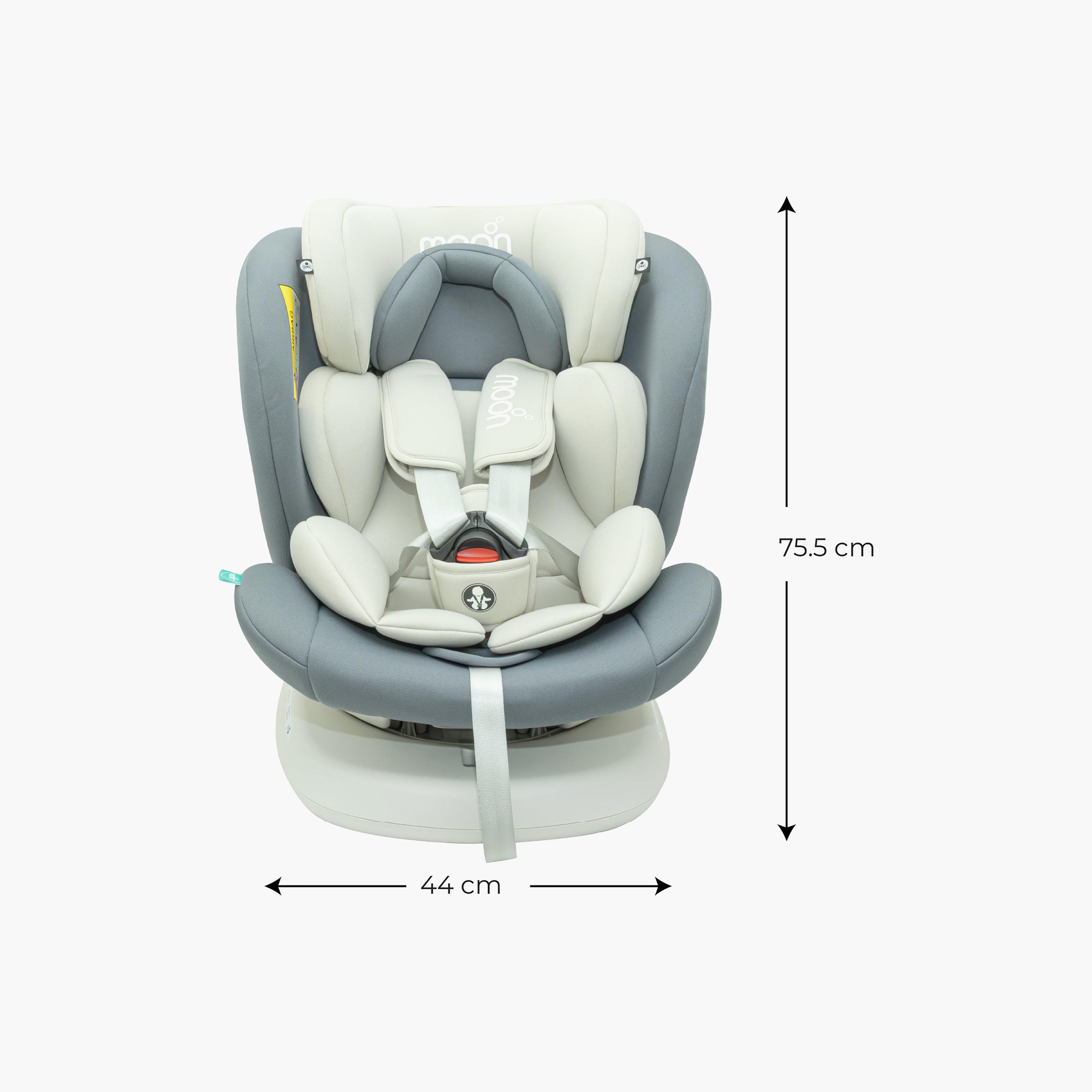 Moon Orbix 360 Degree Rotating Car Seat with Adjustable Cushion Head Rest-baby-gear-carseats-image-8