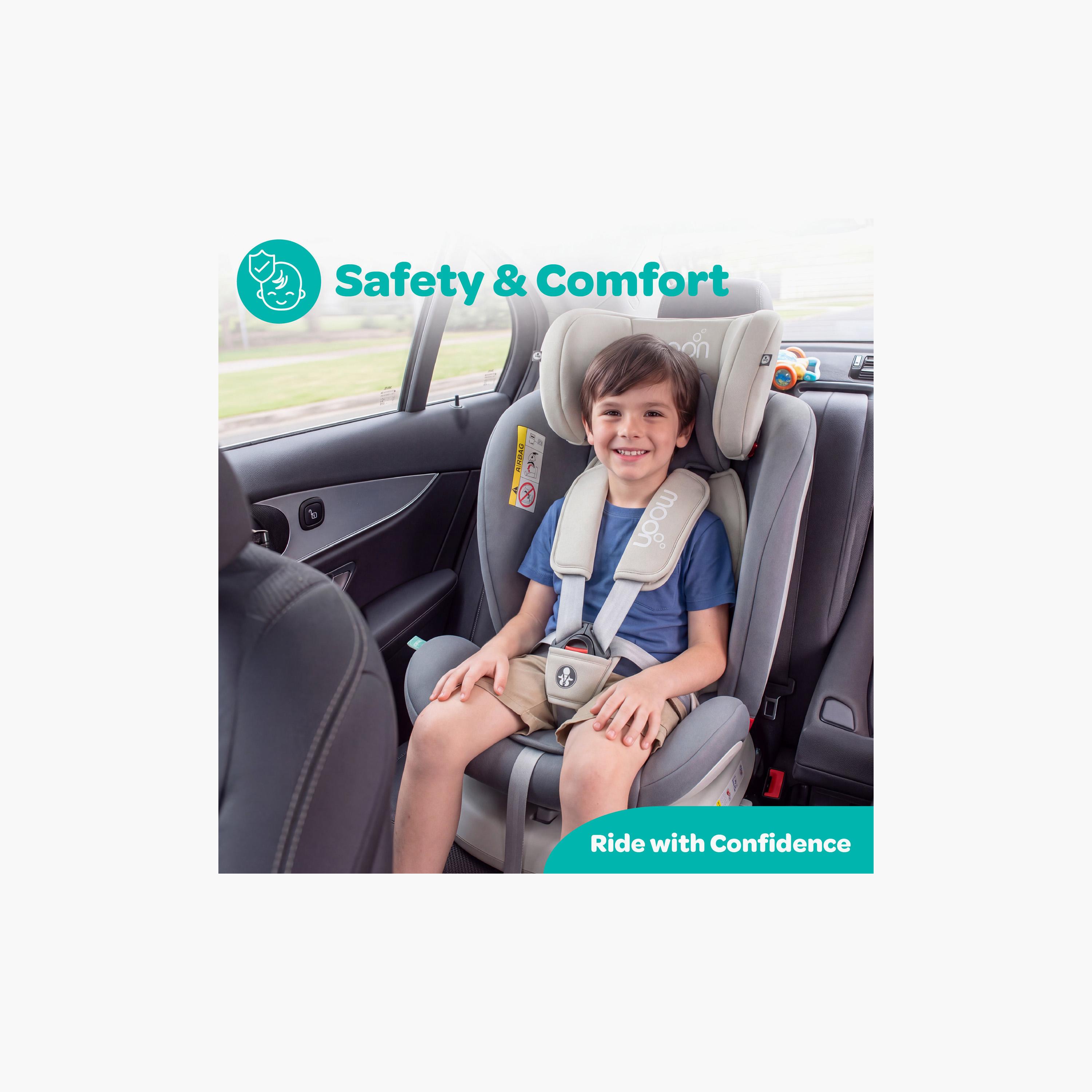 Moon Orbix 360 Degree Rotating Car Seat with Adjustable Cushion Head Rest-baby-gear-carseats-image-9