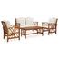 vidaXL 4-Seater Outdoor Lounge Set with Table-furniture-outdoor-sofasandchairs-image-1