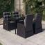 طقم طاولة سفرة 4 مقاعد للجلسات الخارجية - فيدا اكس ال-furniture-outdoor-diningfurniture-image-10