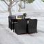 طقم طاولة سفرة 4 مقاعد بسطح زجاج للجلسات الخارجية - فيدا اكس ال-furniture-outdoor-diningfurniture-image-7