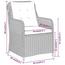 طقم طاولة سفرة 4 مقاعد بسطح زجاج للجلسات الخارجية - فيدا اكس ال-furniture-outdoor-diningfurniture-image-2