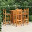 طقم طاولة بار 4 مقاعد للجلسات الخارجية بسطح خشبي - فيدا اكس ال-furniture-outdoor-diningfurniture-image-10