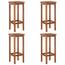 طقم طاولة بار 4 مقاعد بسطح خشبي للجلسات الخارجية - فيدا اكس ال-furniture-outdoor-sofasandchairs-image-4