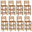 طقم طاولة بار 8 مقاعد بسطح خشبي للجلسات الخارجية - فيدا اكس ال-furniture-outdoor-diningfurniture-image-5