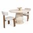 طاولة سفرة مقعدين بسطح ترافيرتين - أونيستو-furniture-diningroom-diningtables-image-5