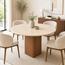 طاولة سفرة بسطح رخام 4 مقاعد - فالين-furniture-diningroom-diningtables-image-1
