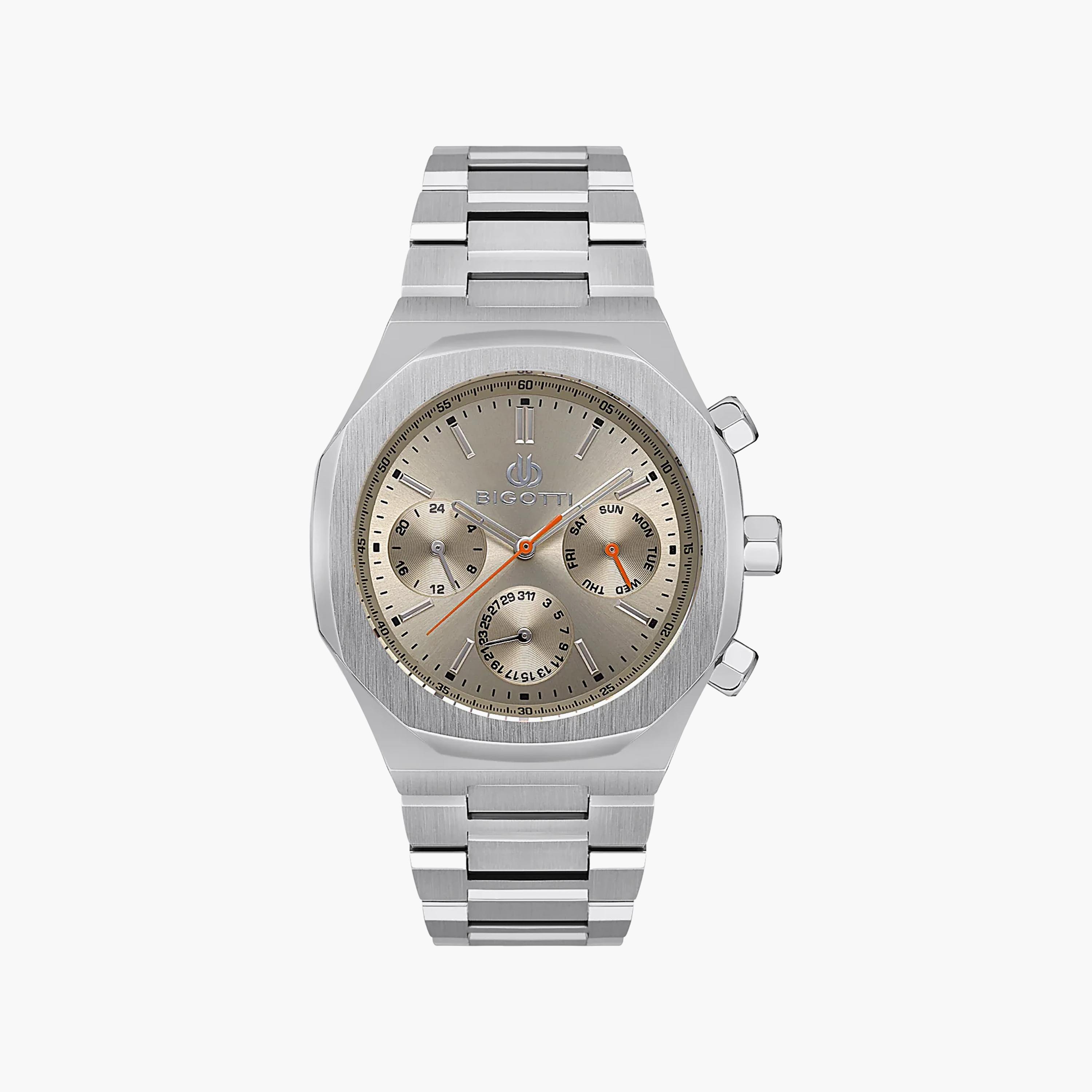 Bigotti Raffinato Silver Stainless Steel Watch for Women | BG.1.10548-1-women-watchesandjewellery-watches-image-1