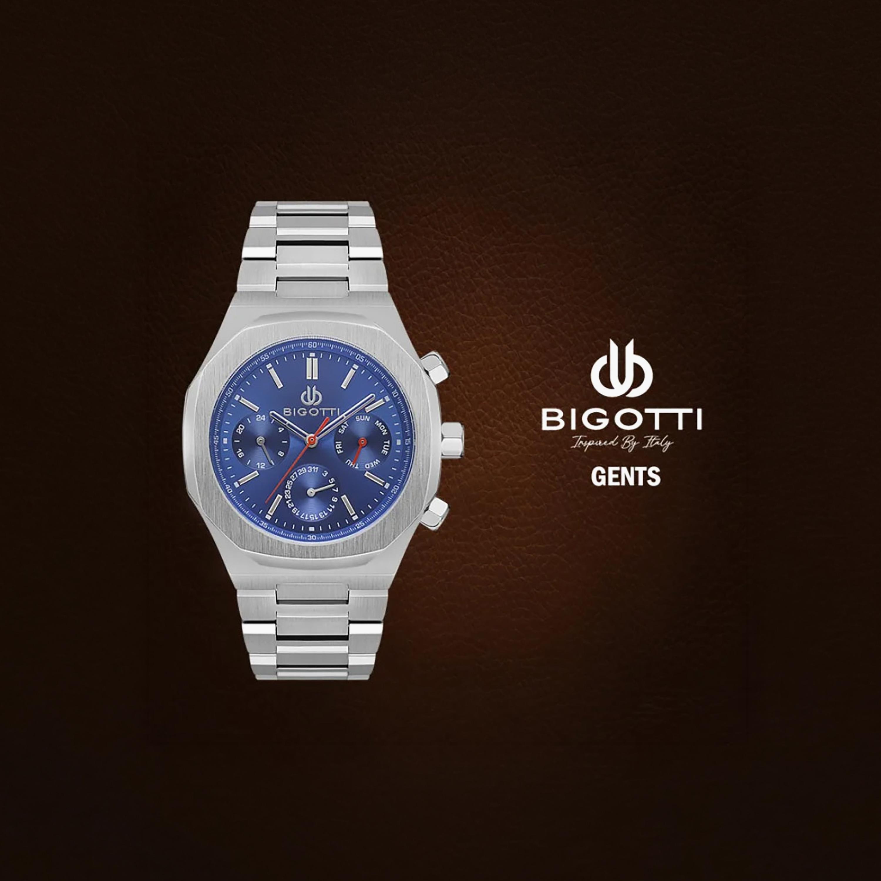 Bigotti Raffinato Silver Stainless Steel Watch for Women | BG.1.10548-3-women-watchesandjewellery-watches-image-4