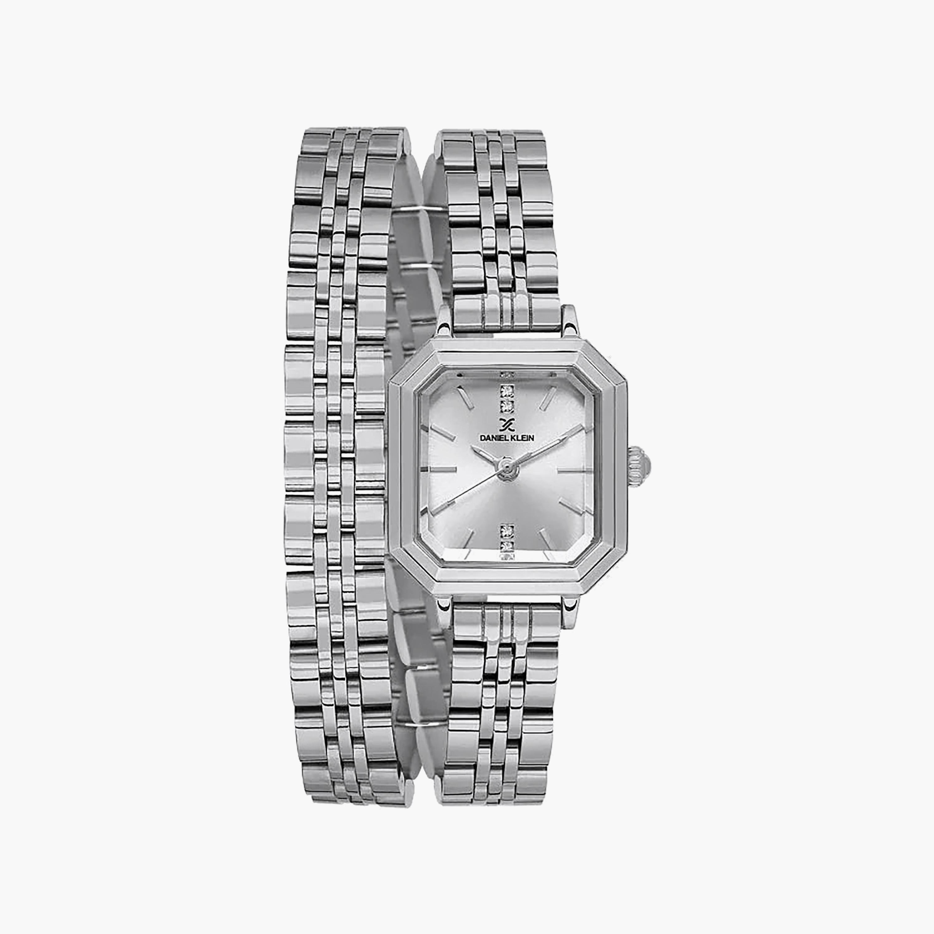 Daniel Klein Premium Silver Stainless Steel Watch for Women | DK.1.14098-1-women-watchesandjewellery-watches-image-1