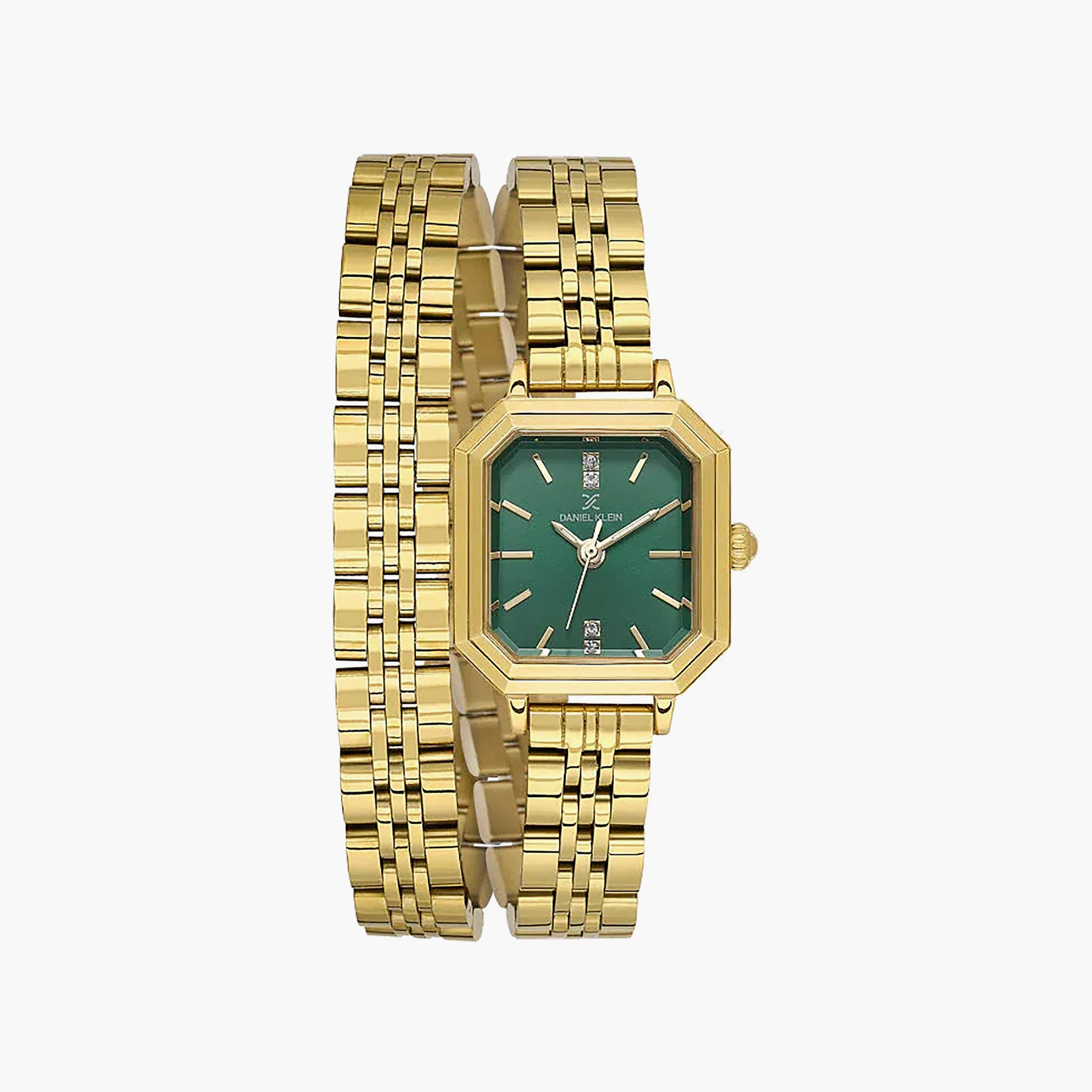 Daniel Klein Premium Gold Stainless Steel Watch for Women | DK.1.14098-3-women-watchesandjewellery-watches-image-1
