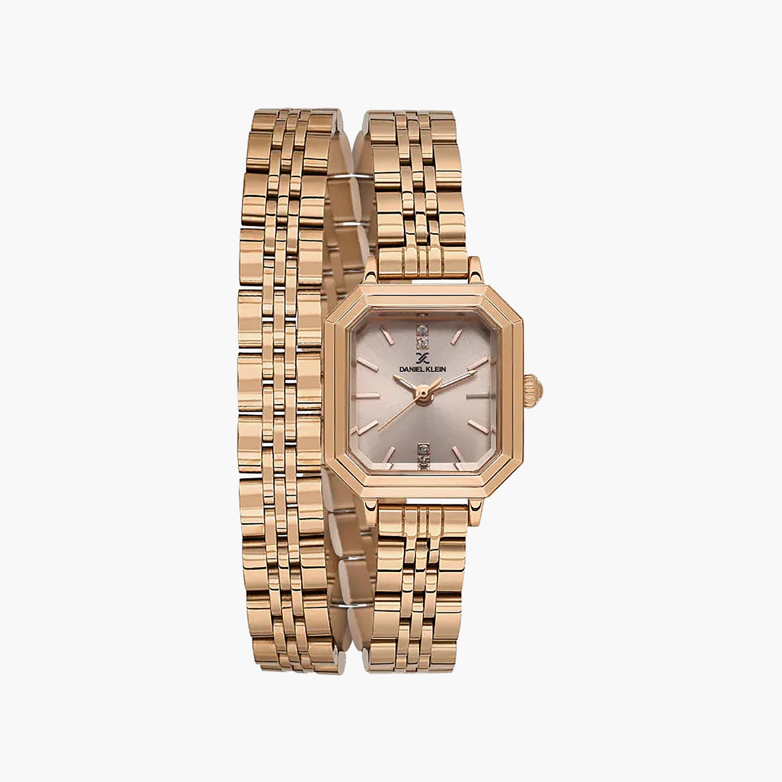 Daniel Klein Premium Rose Gold Stainless Steel Watch for Women | DK.1.14098-5-women-watchesandjewellery-watches-image-1