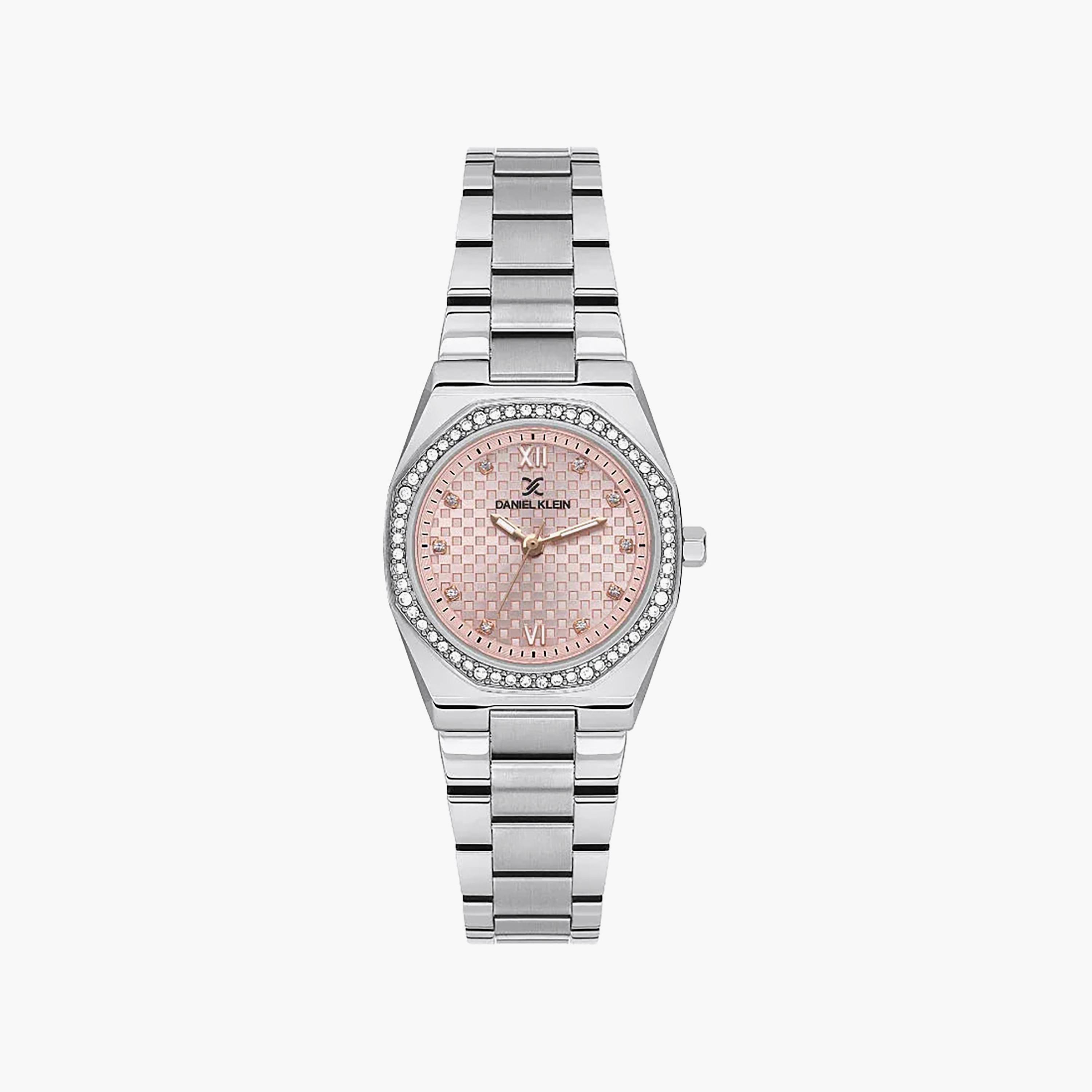 Daniel Klein Premium Silver Stainless Steel Watch for Women | DK.1.14099-2-women-watchesandjewellery-watches-image-1