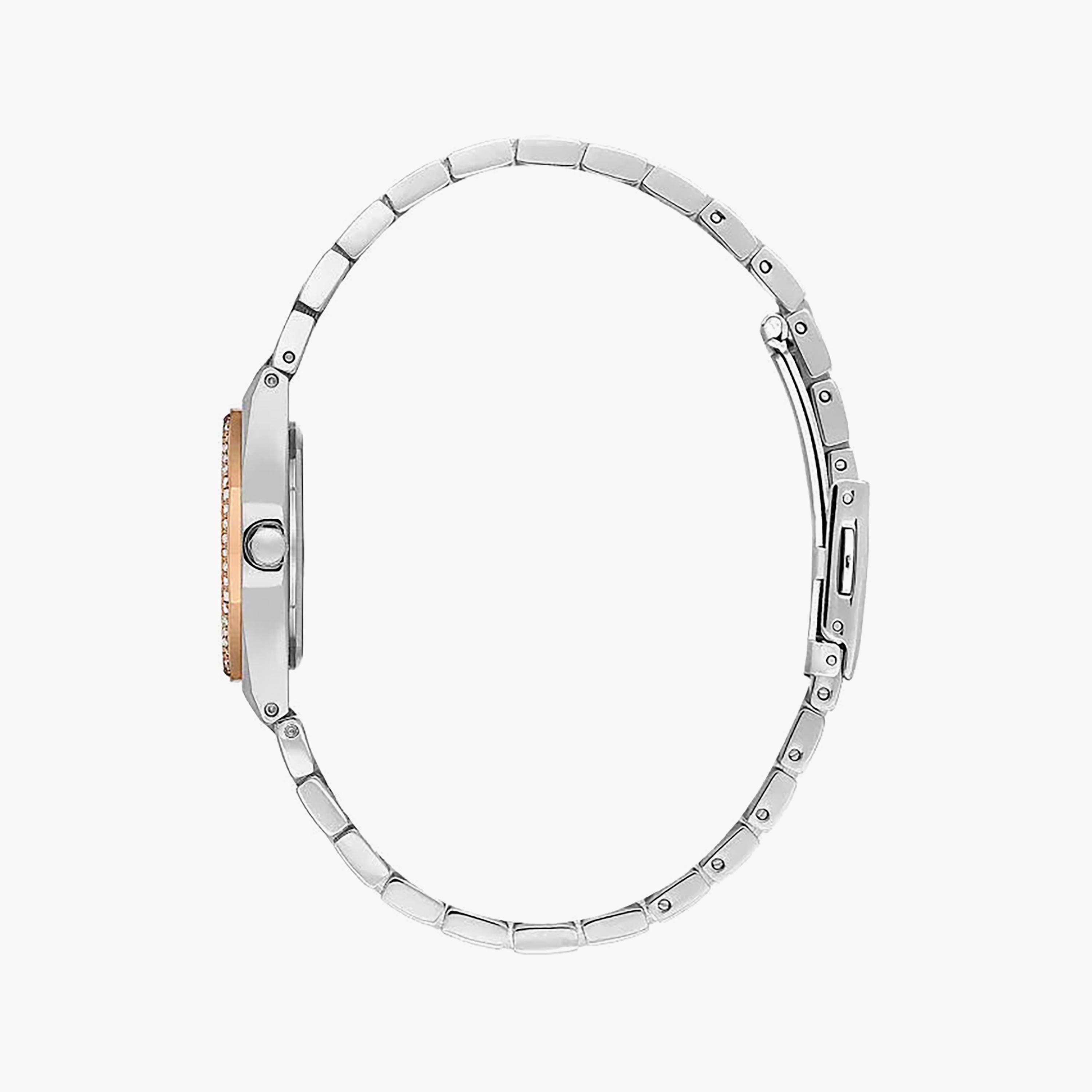 Daniel Klein Premium Silver and Rose Gold Stainless Steel Watch for Women | DK.1.14099-6-women-watchesandjewellery-watches-image-2