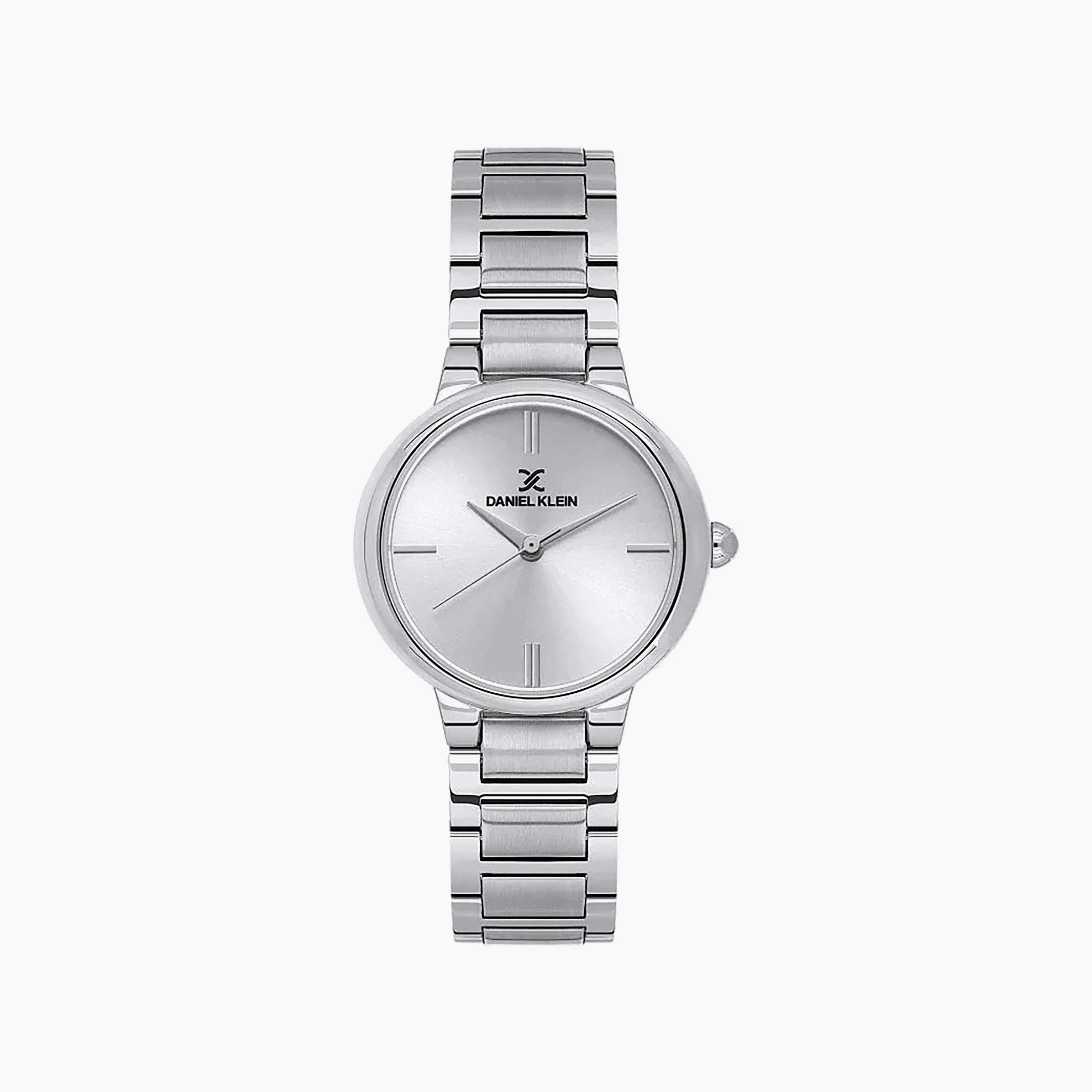 Daniel Klein Premium Silver Stainless Steel Watch for Women | DK.1.14100-1-women-watchesandjewellery-watches-image-1