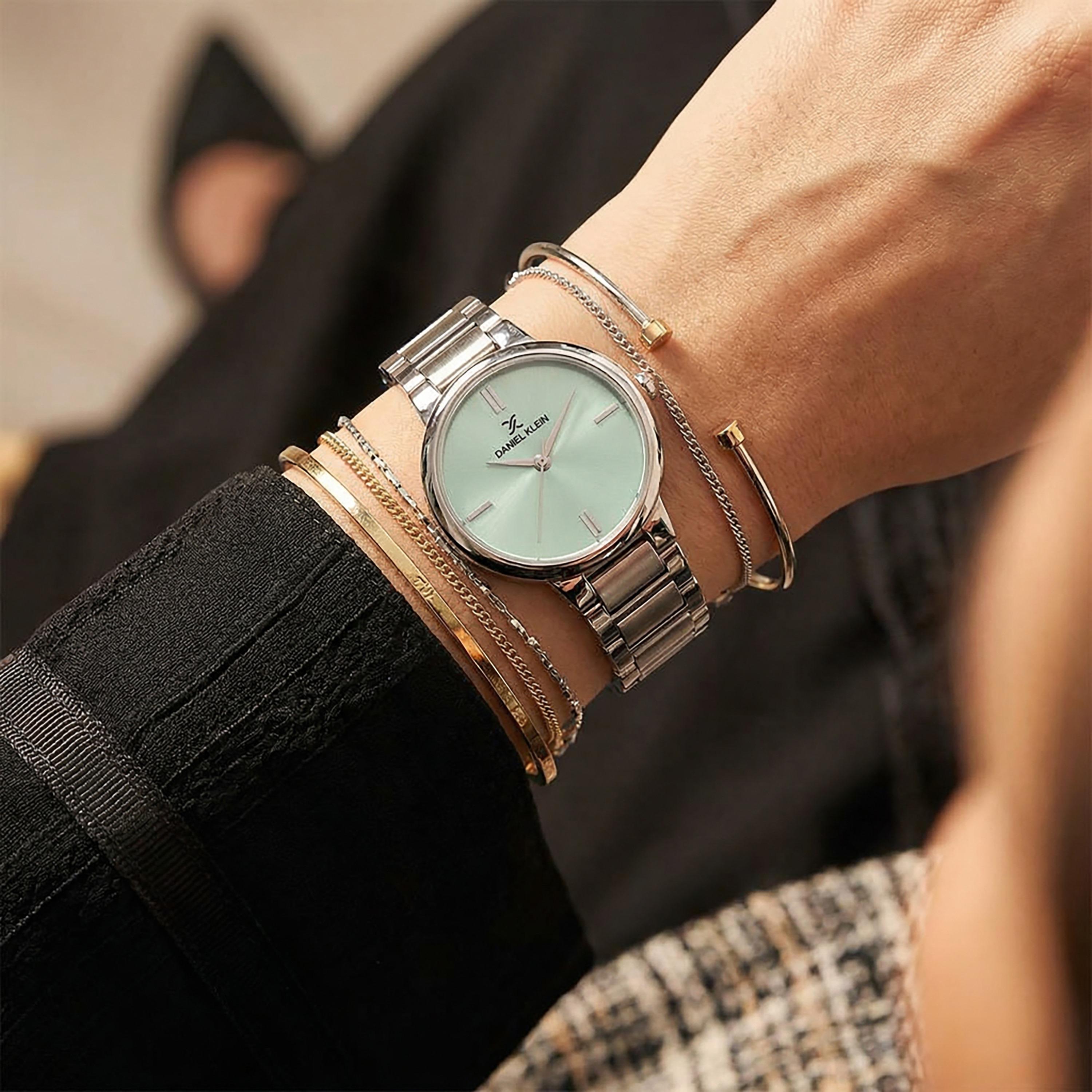 Daniel Klein Premium Silver Stainless Steel Watch for Women | DK.1.14100-3-women-watchesandjewellery-watches-image-5
