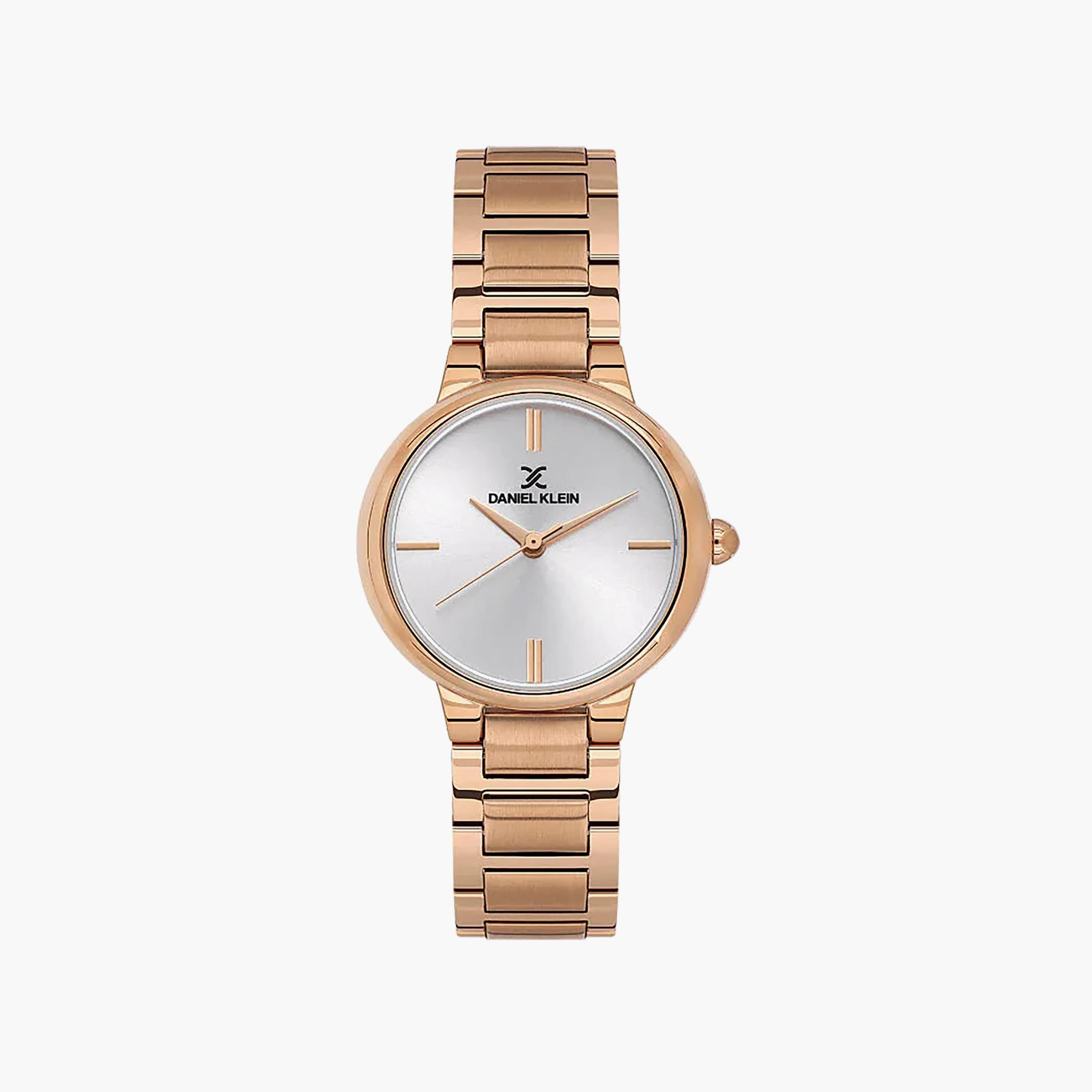 Daniel Klein Premium Rose Gold Stainless Steel Watch for Women | DK.1.14100-6-women-watchesandjewellery-watches-image-1