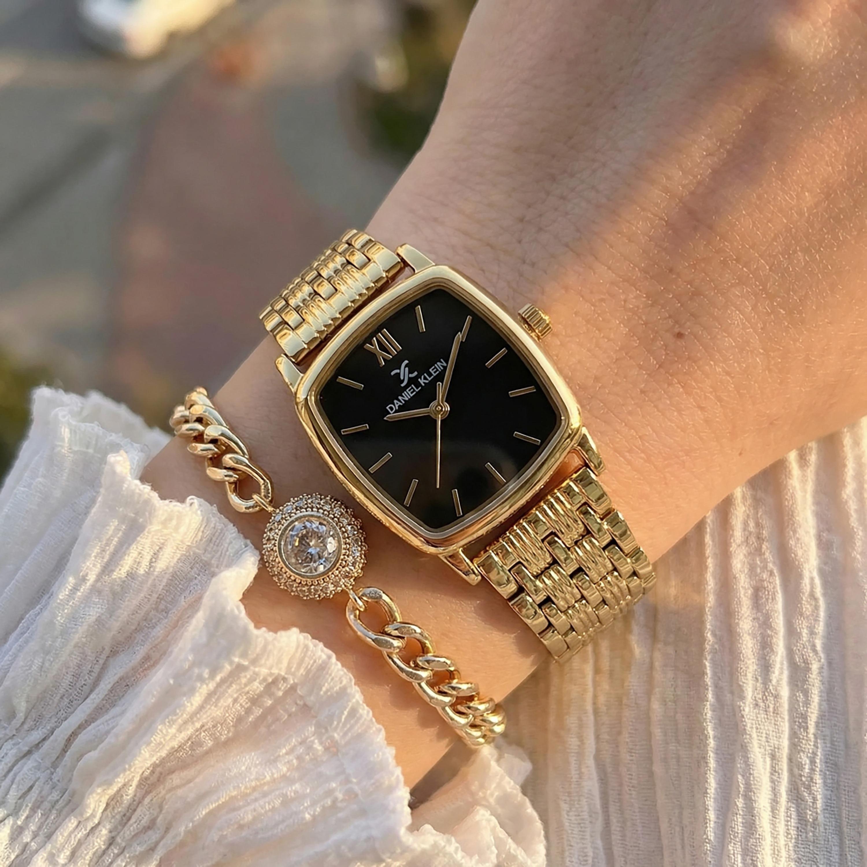 Daniel Klein Premium Gold Stainless Steel Watch for Women | DK.1.14102-2-women-watchesandjewellery-watches-image-3