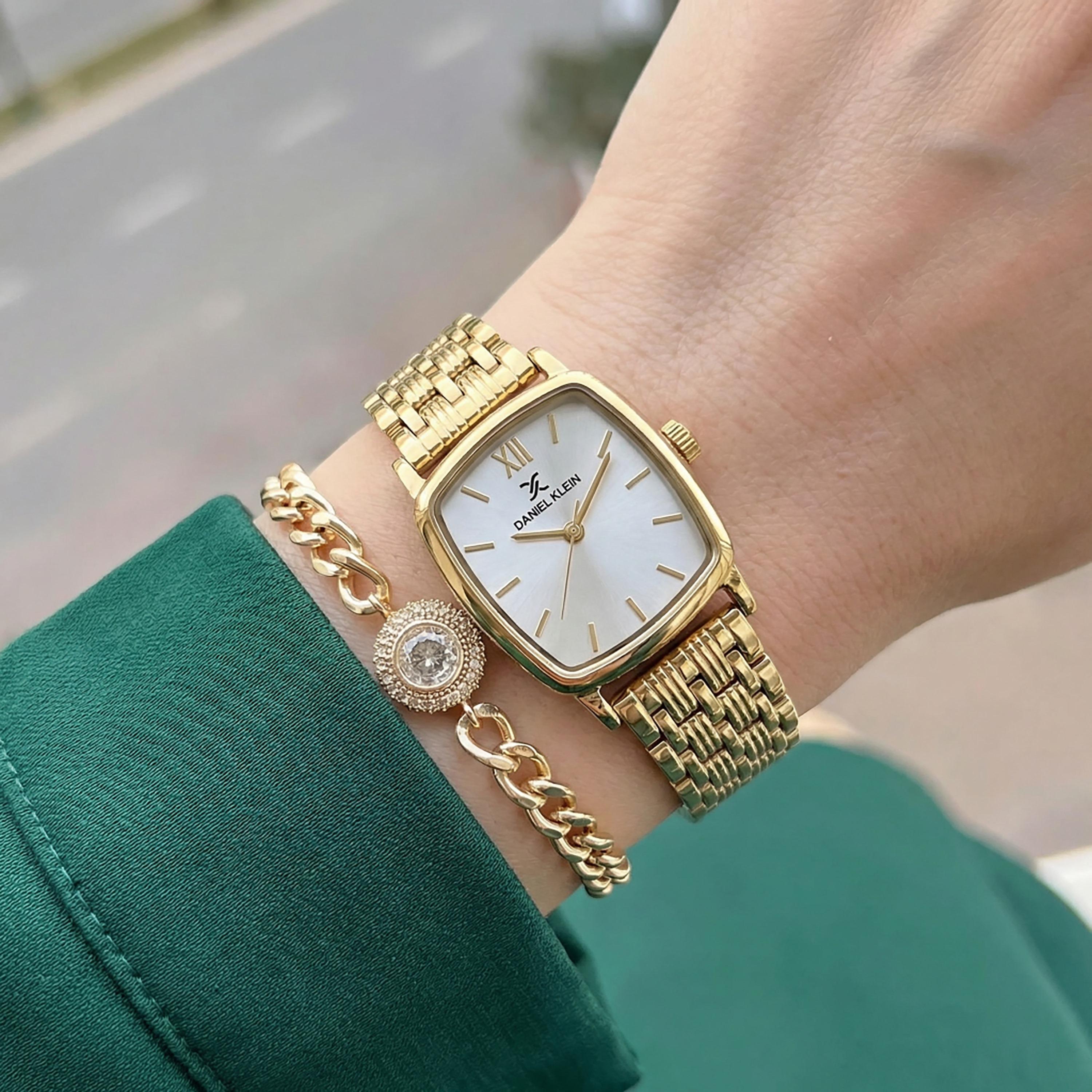 Daniel Klein Premium Gold Stainless Steel Watch for Women | DK.1.14102-3-women-watchesandjewellery-watches-image-3