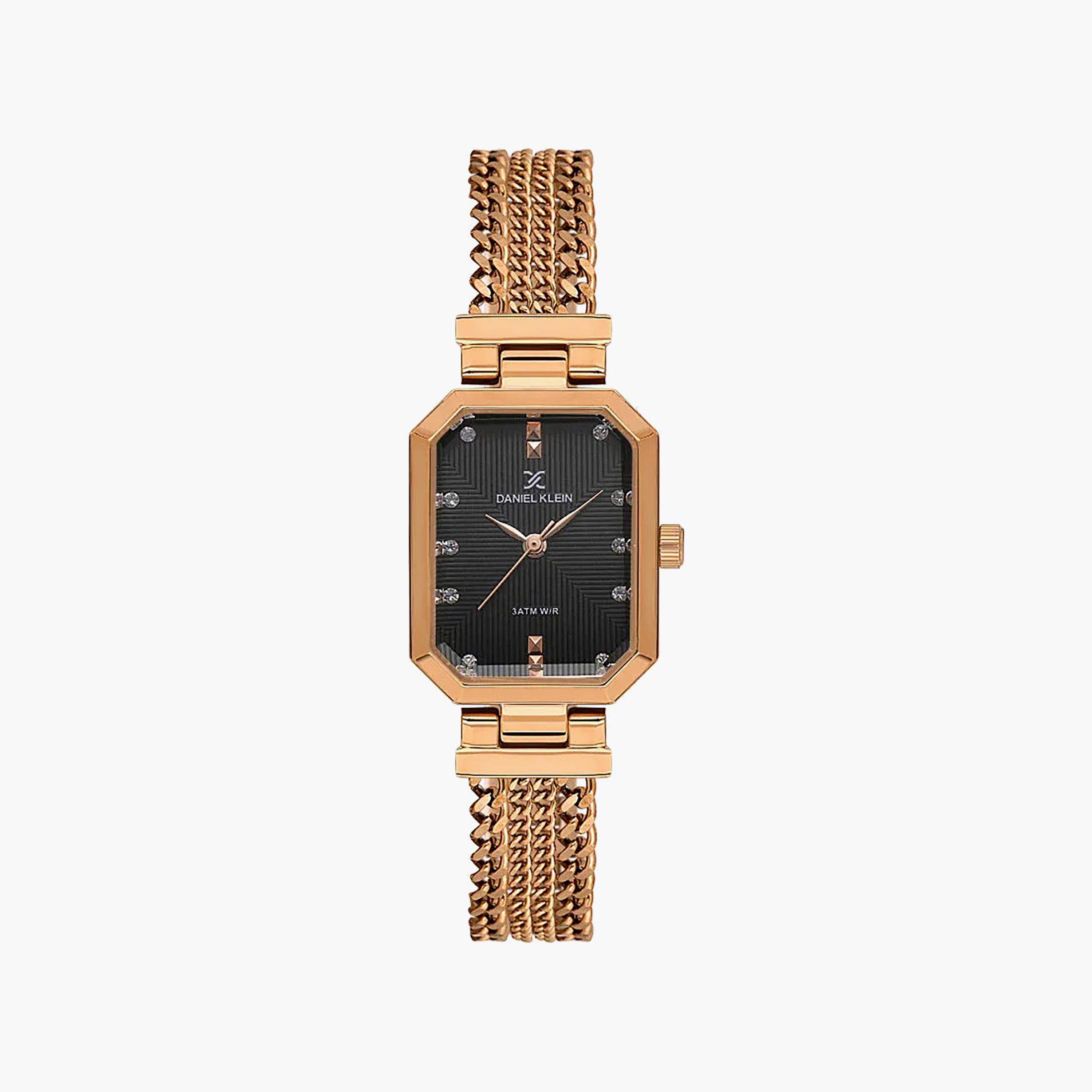 Daniel Klein Premium Rose Gold Stainless Steel Watch for Women | DK.1.14103-6-women-watchesandjewellery-watches-image-1