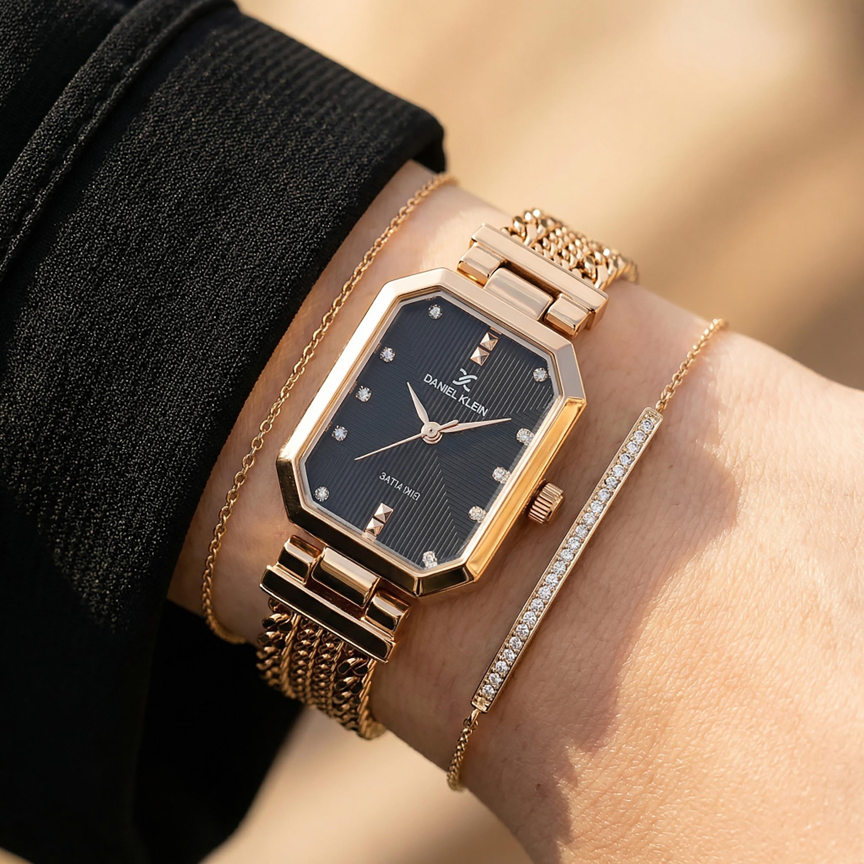 Daniel Klein Premium Rose Gold Stainless Steel Watch for Women | DK.1.14103-6-women-watchesandjewellery-watches-image-3