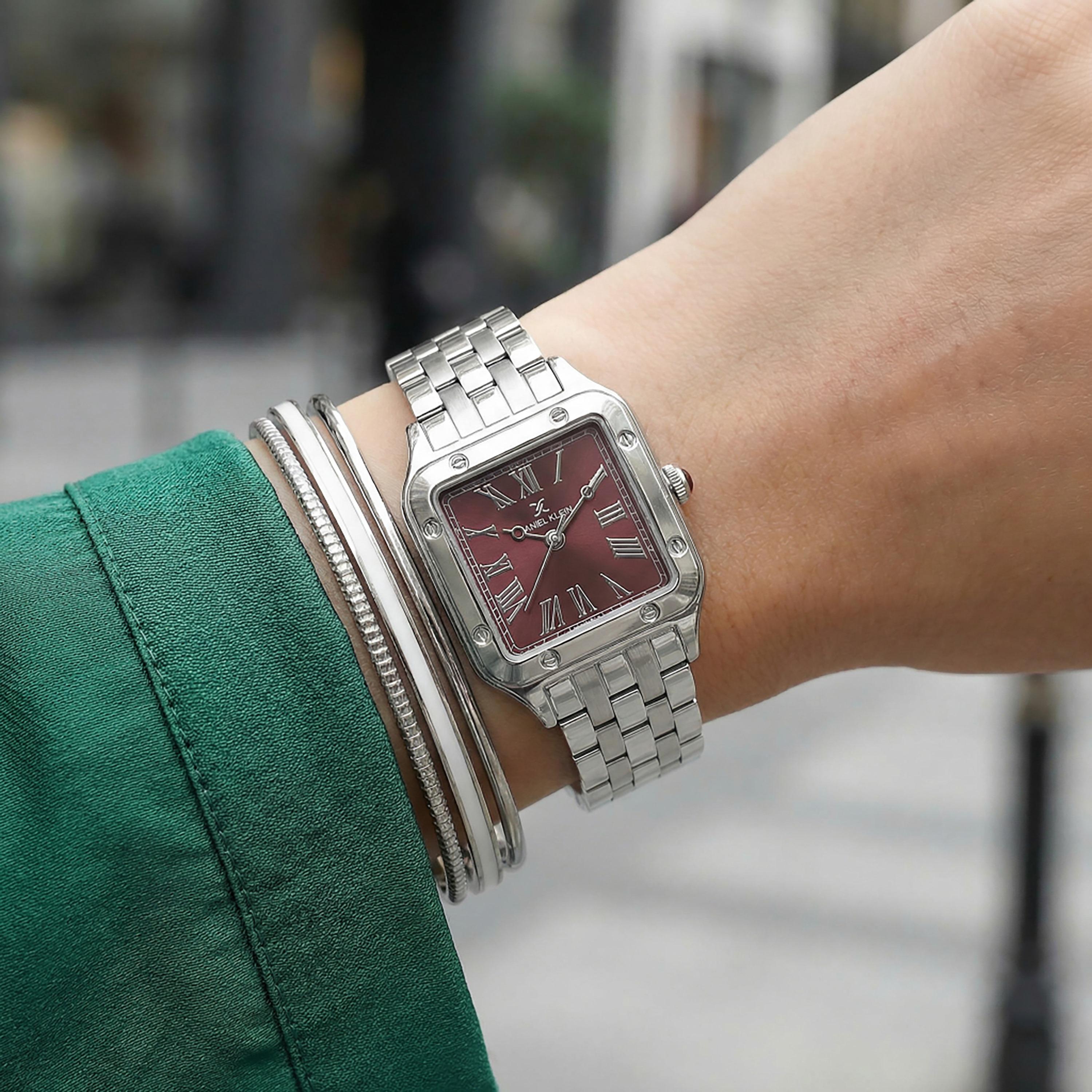 Daniel Klein Premium Silver Stainless Steel Watch for Women | DK.1.14104-2-women-watchesandjewellery-watches-image-3