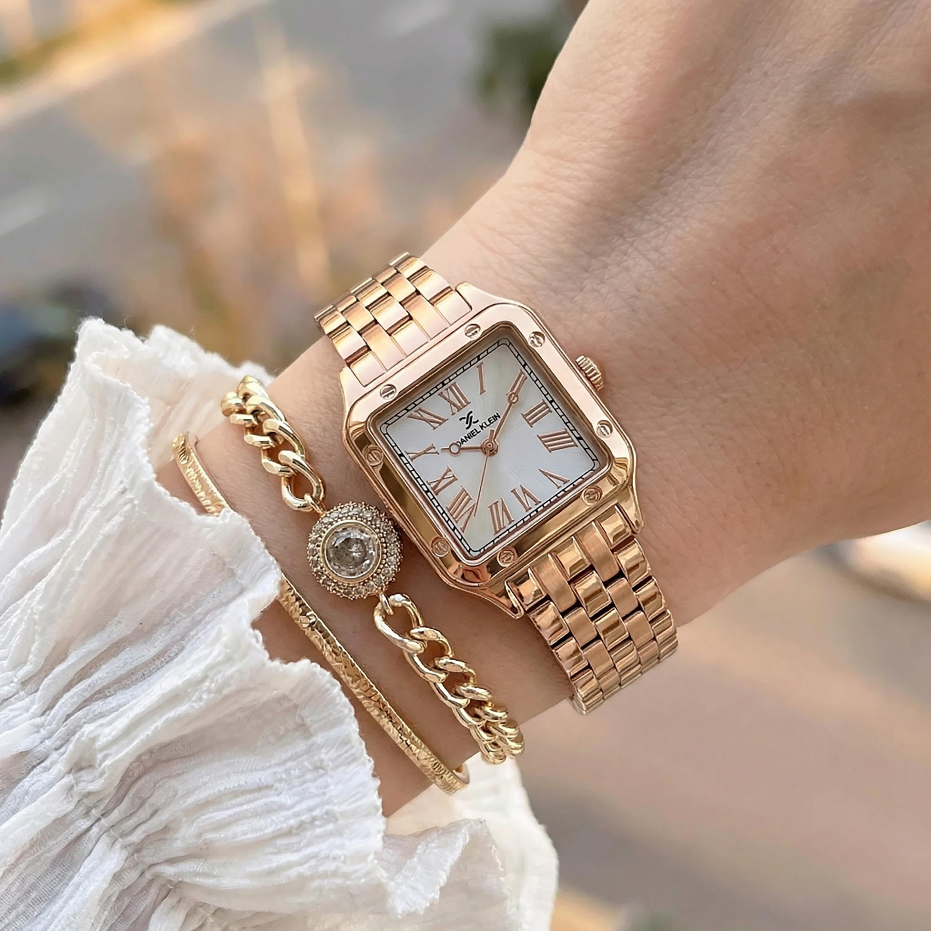 Daniel Klein Premium Rose Gold Stainless Steel Watch for Women | DK.1.14104-6-women-watchesandjewellery-watches-image-3