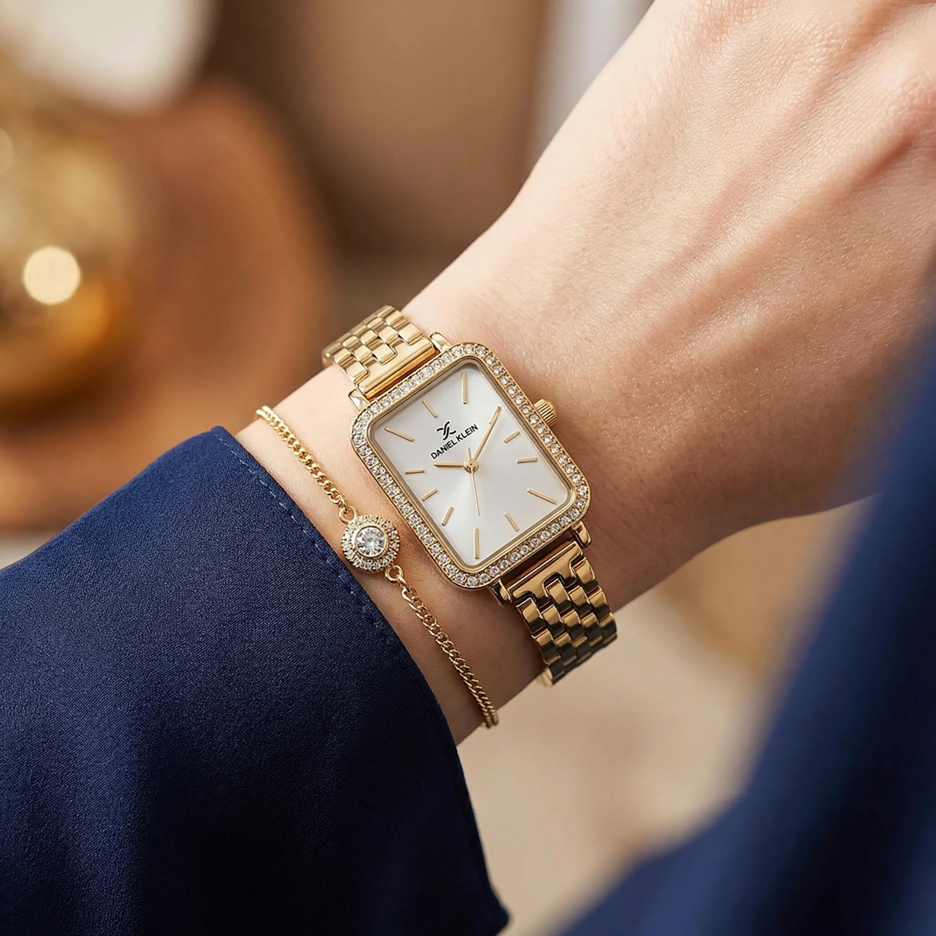 Daniel Klein Premium Gold Stainless Steel Watch for Women | DK.1.14105-2-women-watchesandjewellery-watches-image-3
