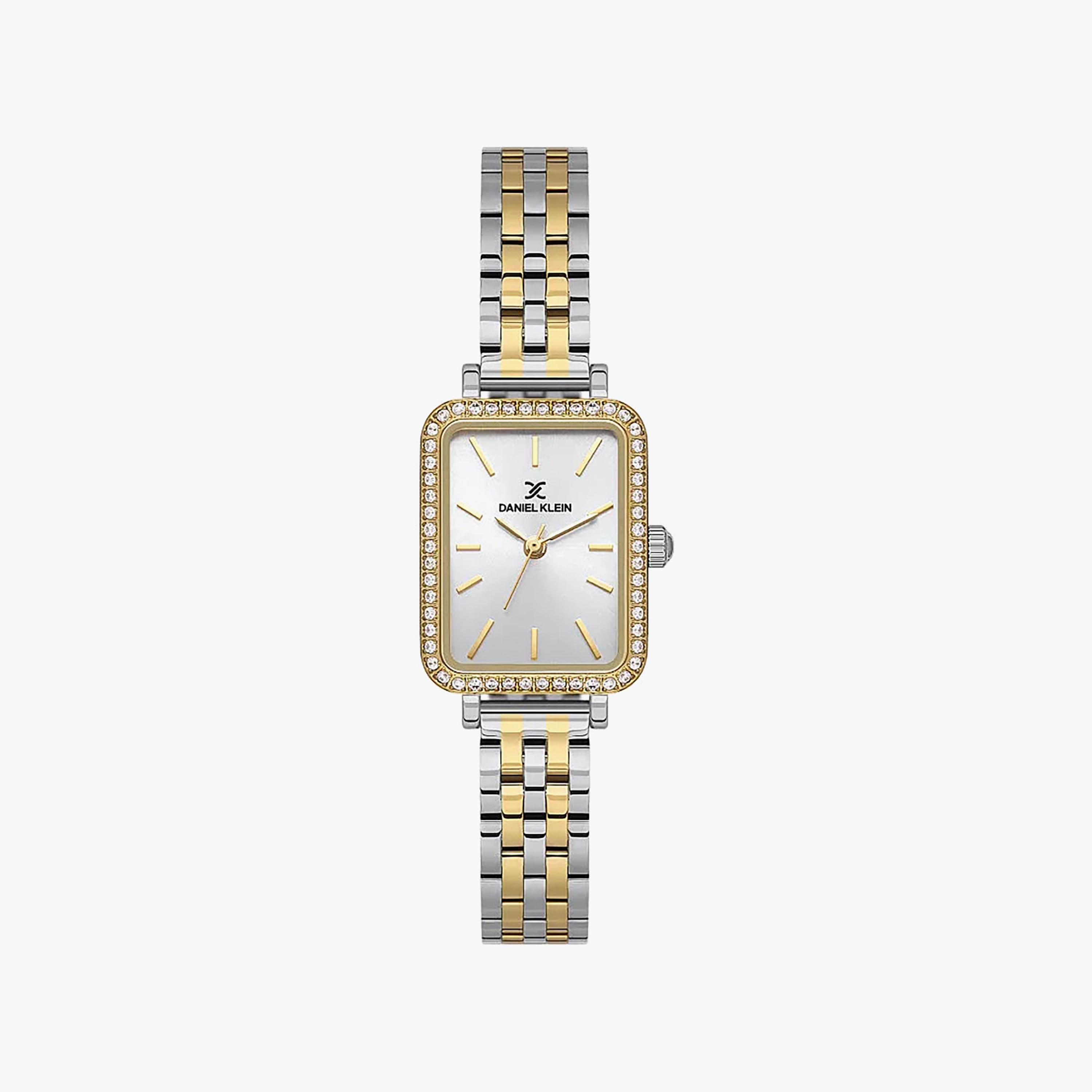 Daniel Klein Premium Silver and Gold Stainless Steel Watch for Women | DK.1.14105-4-women-watchesandjewellery-watches-image-1