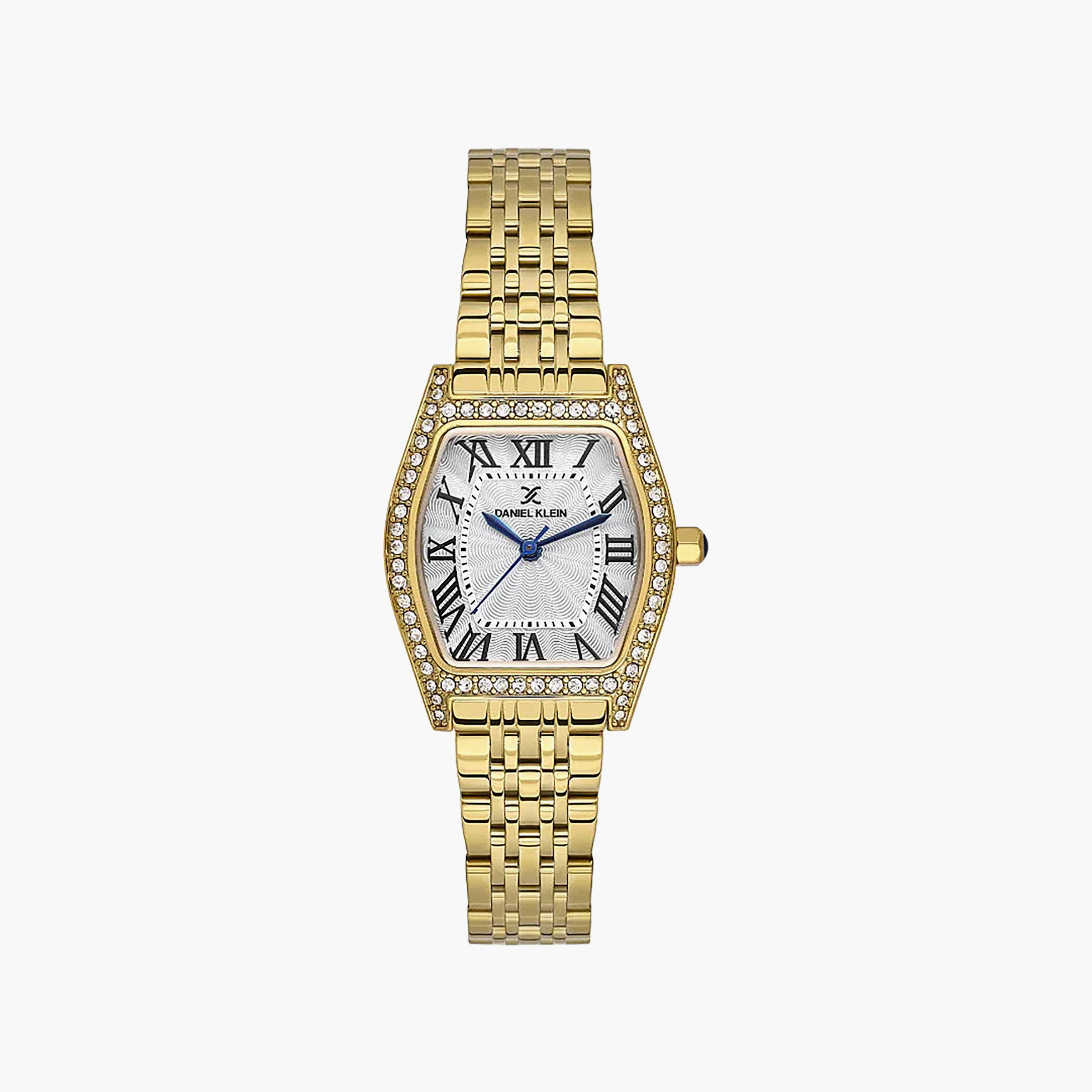 Daniel Klein Premium Gold Stainless Steel Watch for Women | DK.1.14106-2-women-watchesandjewellery-watches-image-1