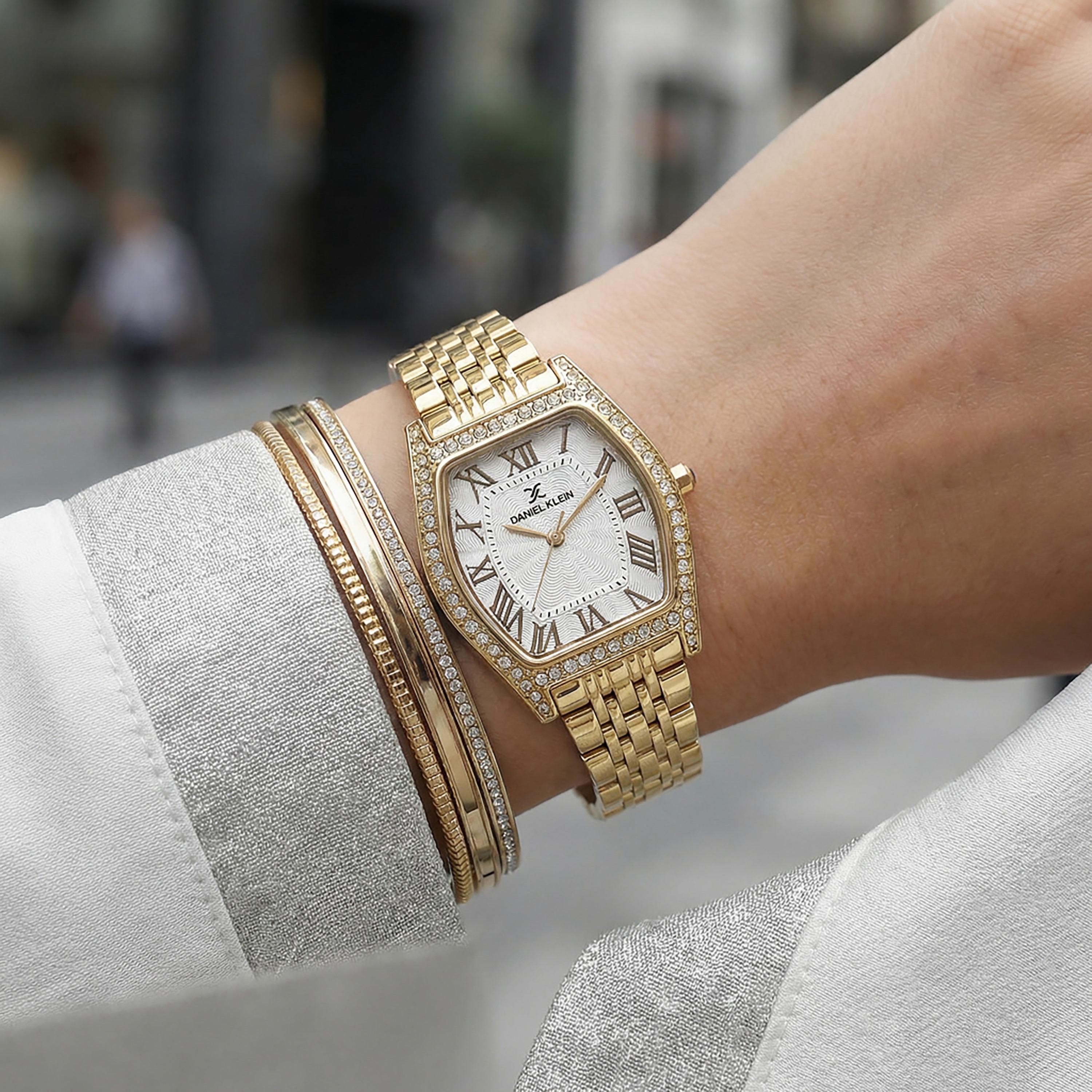 Daniel Klein Premium Gold Stainless Steel Watch for Women | DK.1.14106-2-women-watchesandjewellery-watches-image-5