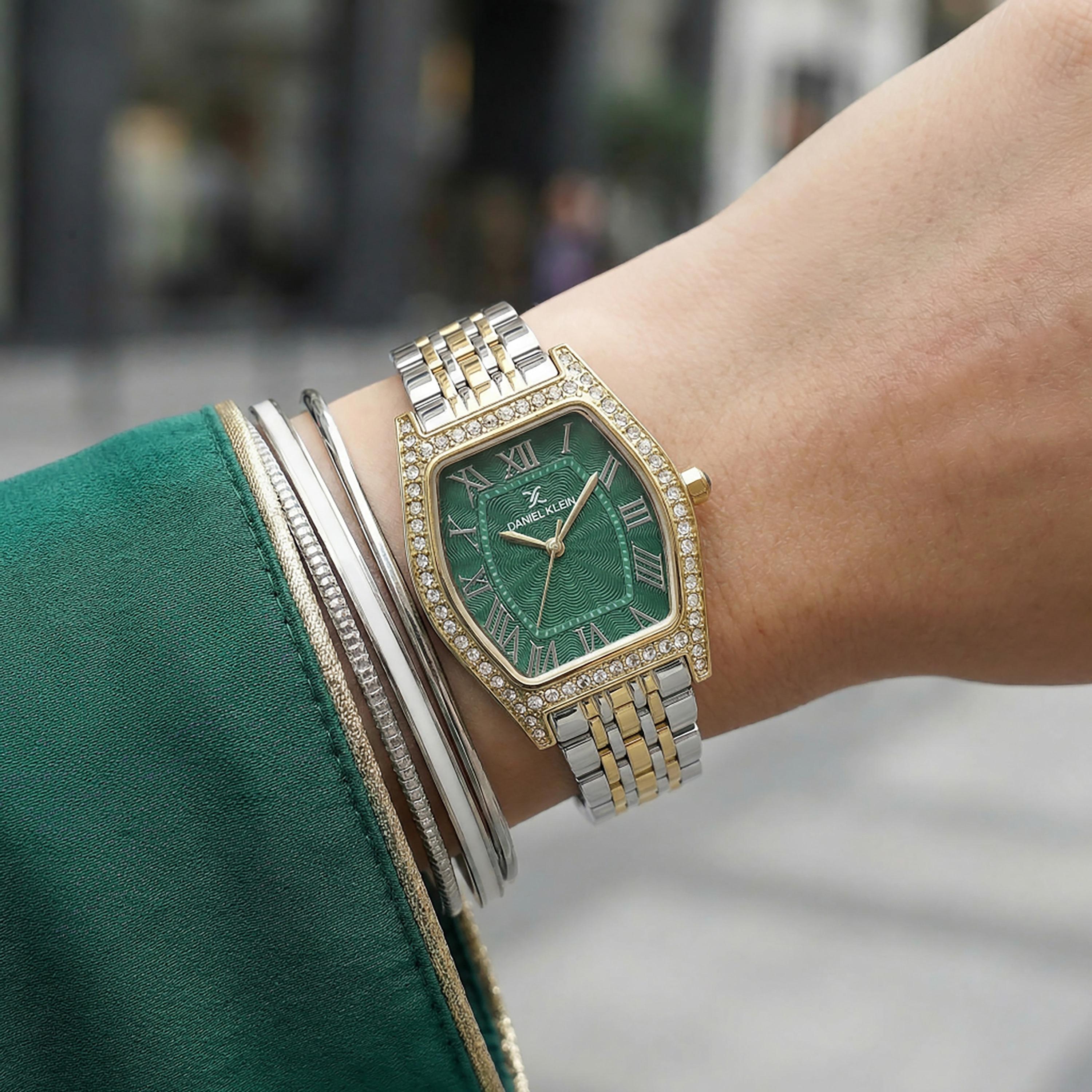 Daniel Klein Premium Silver and Gold Stainless Steel Watch for Women | DK.1.14106-4-women-watchesandjewellery-watches-image-5