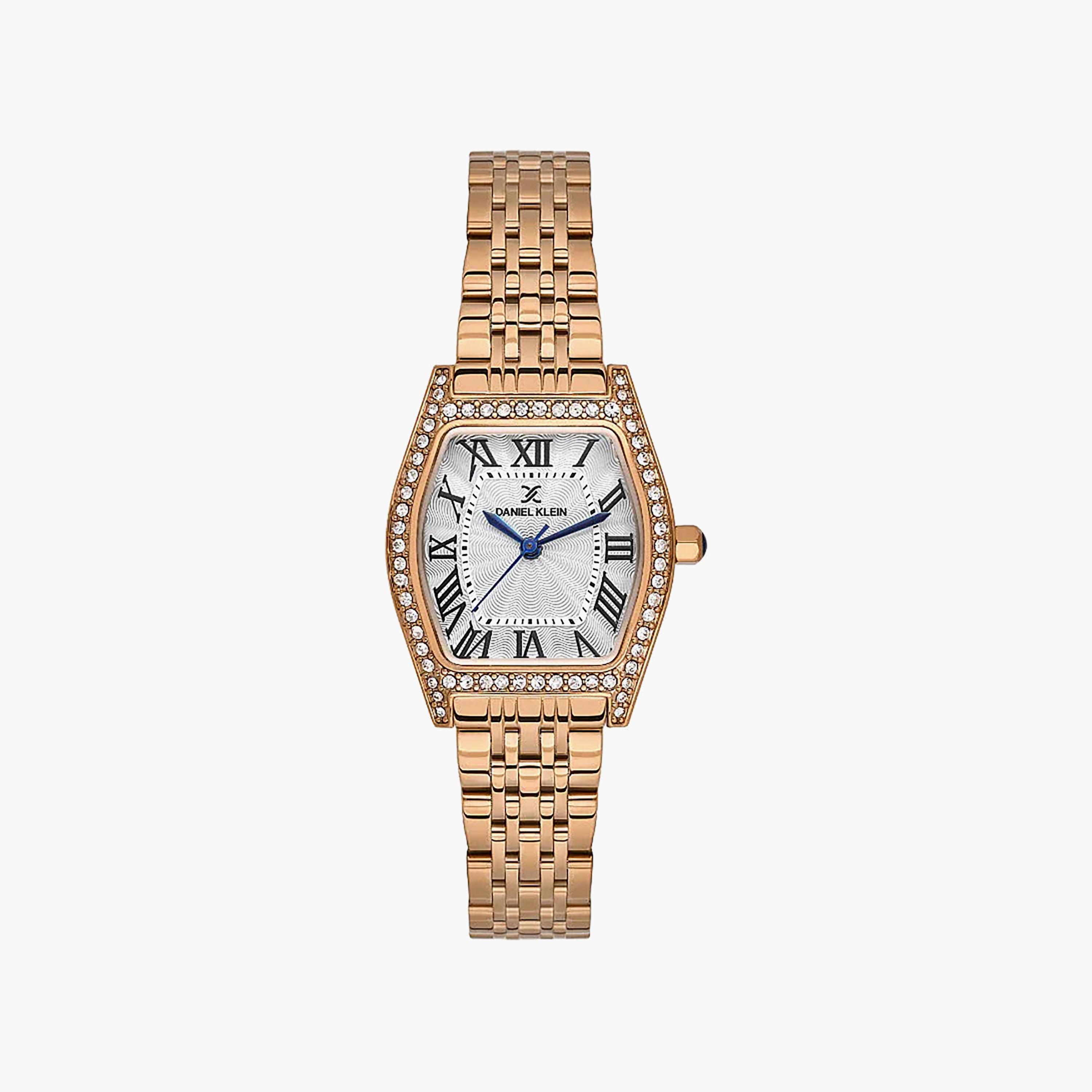 Daniel Klein Premium Rose Gold Stainless Steel Watch for Women | DK.1.14106-5-women-watchesandjewellery-watches-image-1
