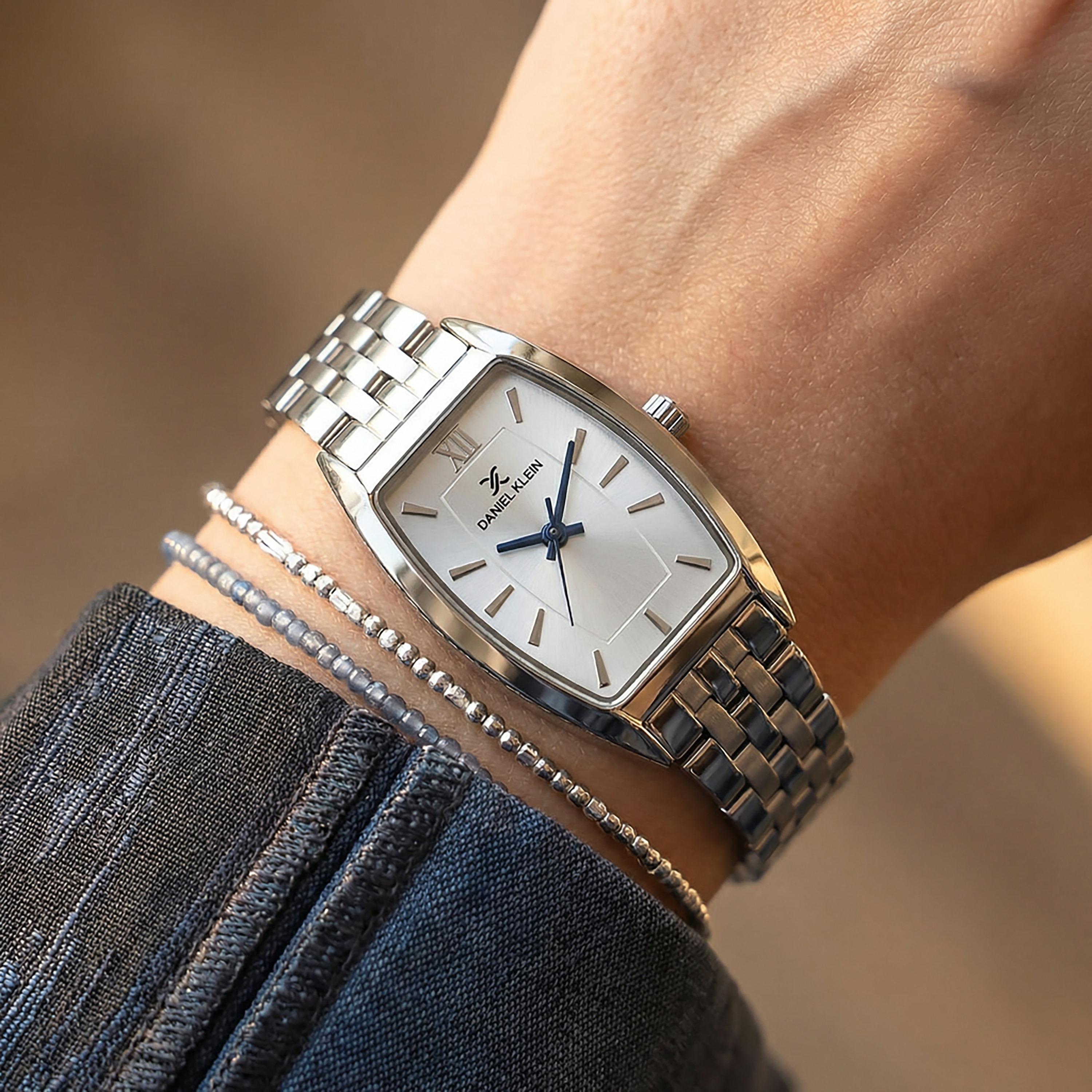 Daniel Klein Premium Silver Stainless Steel Watch for Women | DK.1.14107-1-women-watchesandjewellery-watches-image-3