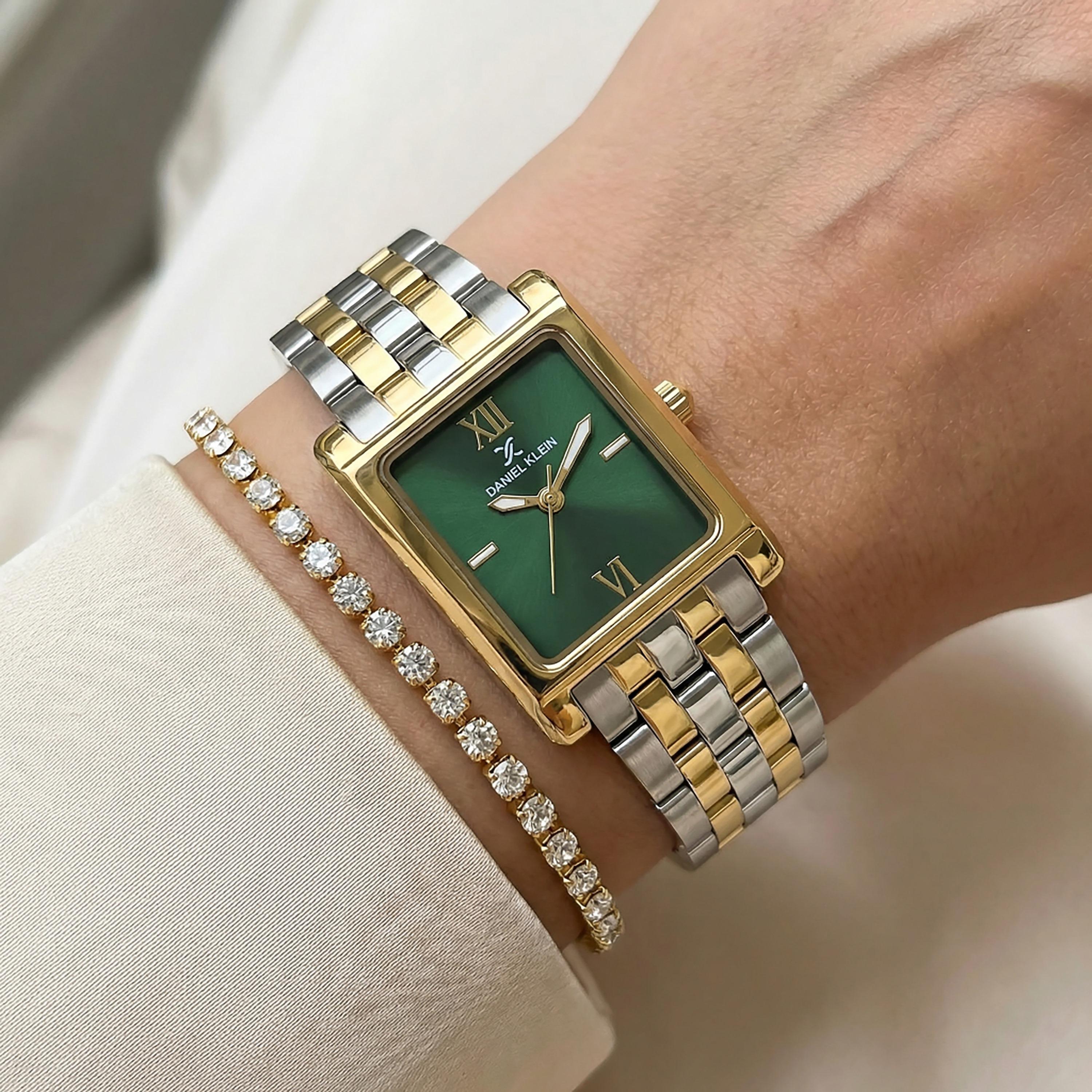 Daniel Klein Premium Silver and Gold Stainless Steel Watch for Women | DK.1.14111-4-women-watchesandjewellery-watches-image-3
